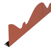 REMATE FRONTAL PANEL IMITACIÓN TEJA 1,05M ROJO - 4