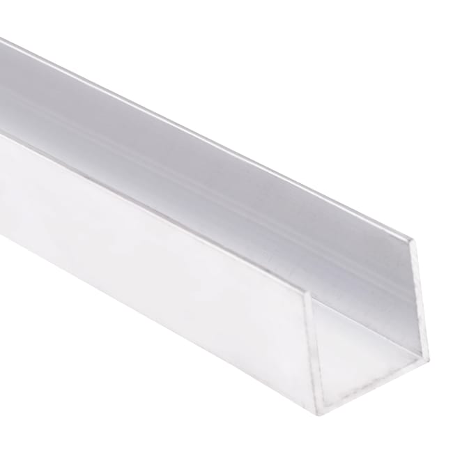 PERFIL EN U ALUMINIO BRUTO 10X10X1,2MM 2,6M - 1