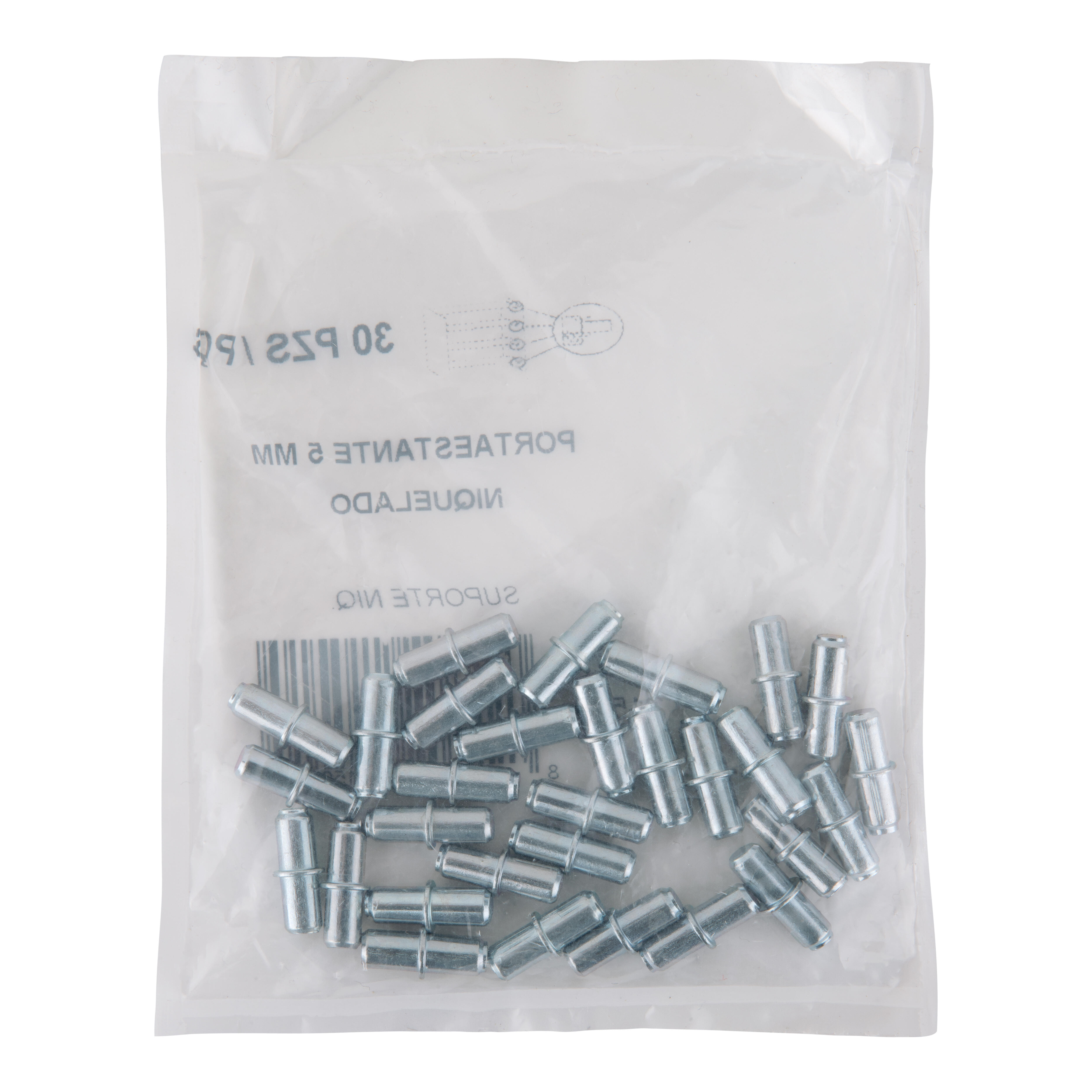 PORTAESTANTE METOPA NIQUEL  5  MM. 30 UDS - 4