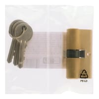 CILINDRO BOMBIN 30 X 30  MM. SERRETA LEVA 15  MM. LATON  - 3