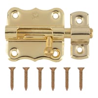 PESTILLO 50MM PUERTA DE SEGURIDAD PARA INTERIOR Y EXTERIOR LATONADO  AMIG - 3