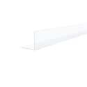 ANGULO PVC TRANSPARENTE 20X20X1MM 2,6M - 5