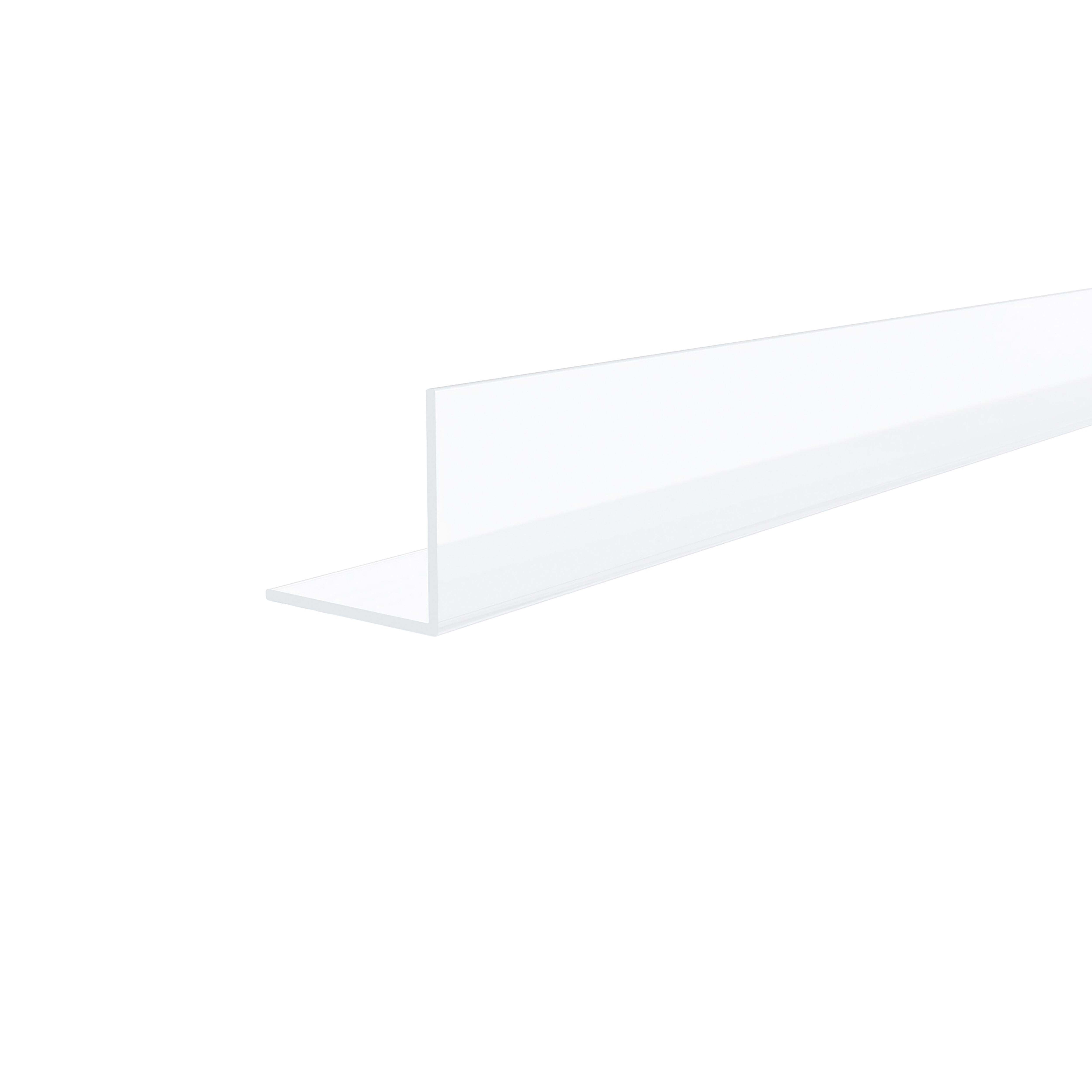 ANGULO PVC TRANSPARENTE 20X20X1MM 2,6M - 5