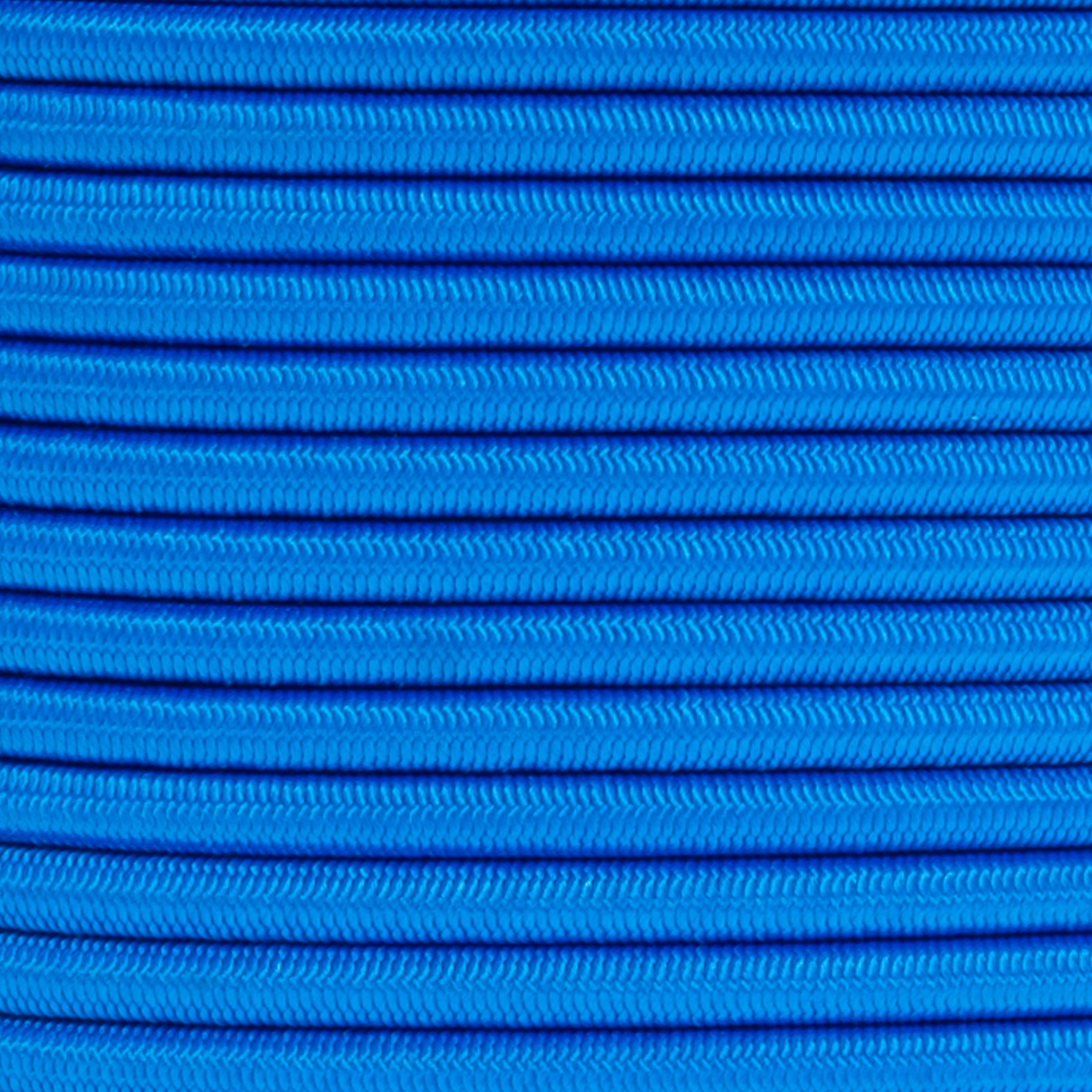 CUERDA POLIESTER ELÁSTICA TRENZADA CON ALMA 8MM.  1M AZUL ROMBULL - 2