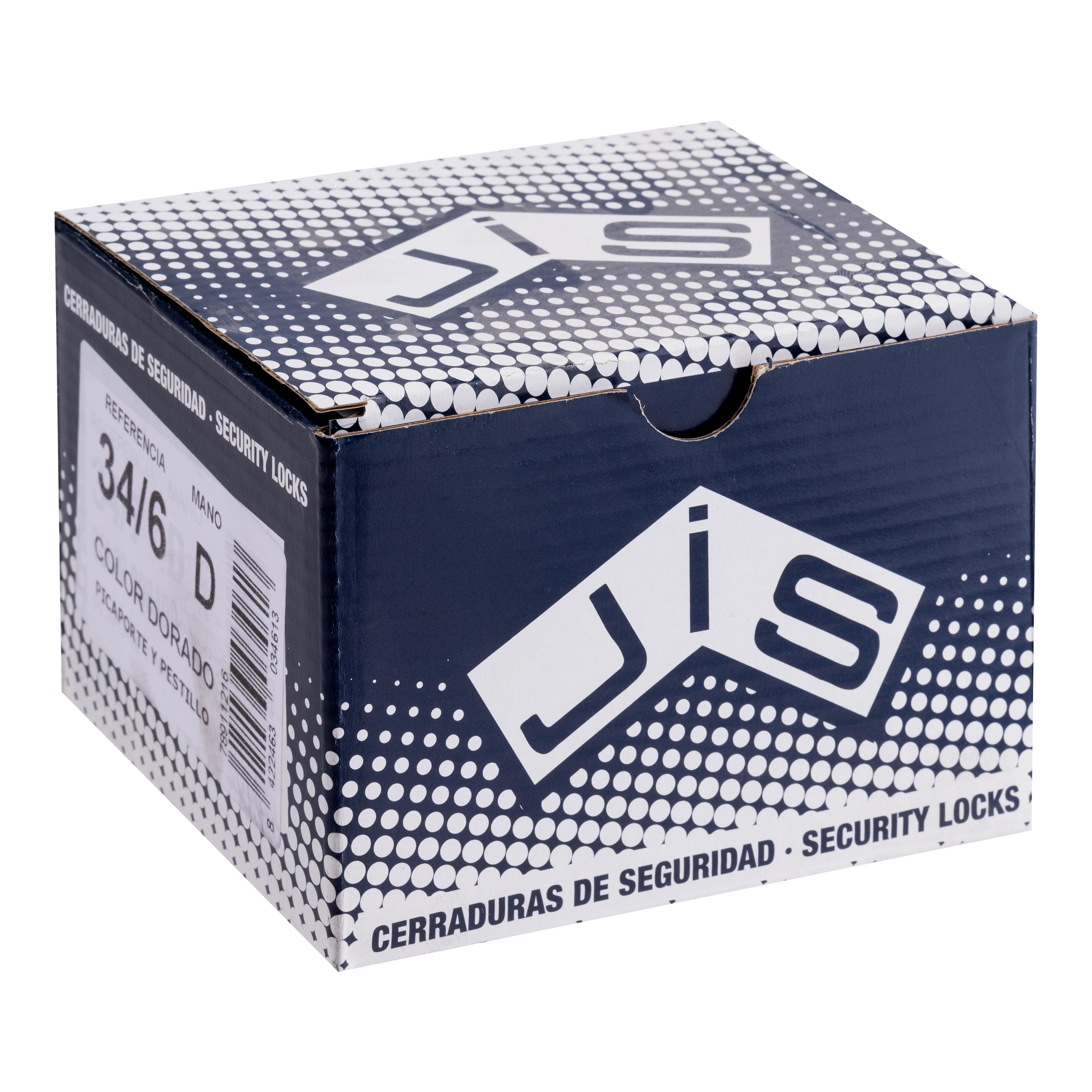 CERRADURA SOBREPONER 60 MM. PINTADA DORADA 34 6 DERECHA JIS - 4