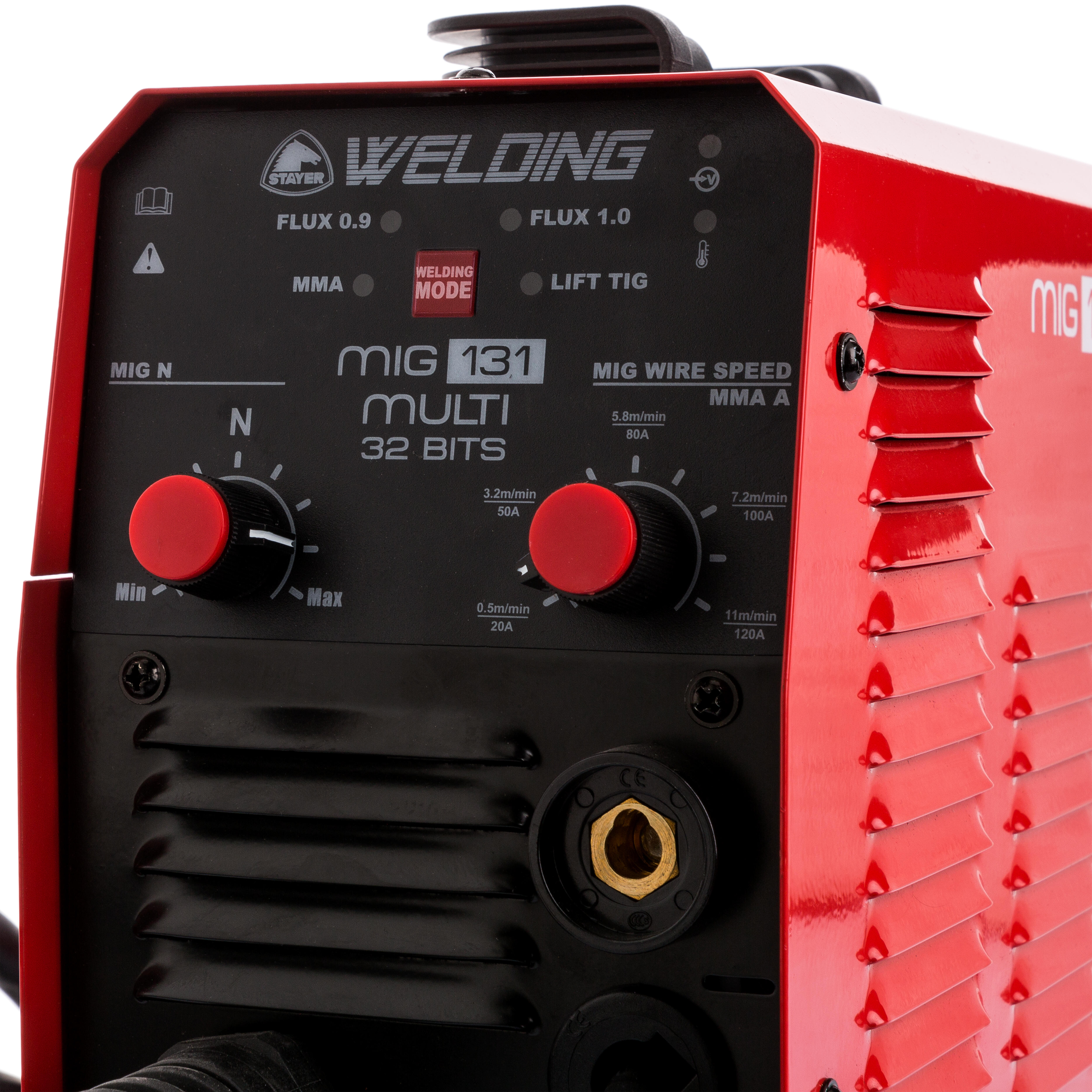 SOLDADOR INVERTER MIG-MAG 120A STAYER MIG 131 MULTI - 8