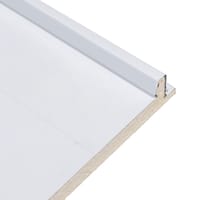PANEL SANDWICH 3 GRECAS CON TAPAJUNTAS 4X1M BLANCO/BLANCO - 6