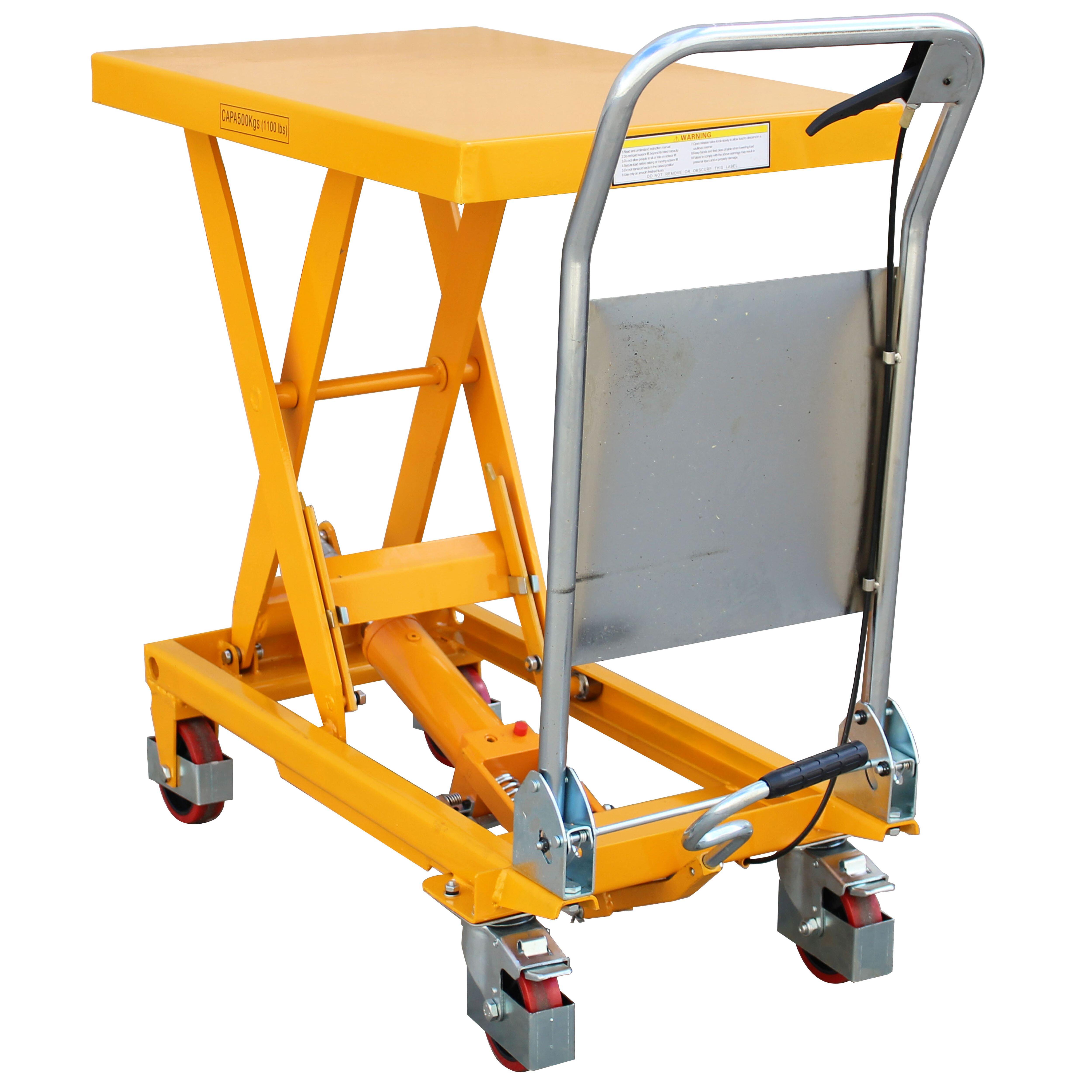 MESA HIDRAULICA ACERO  500KG AYERBE - 4