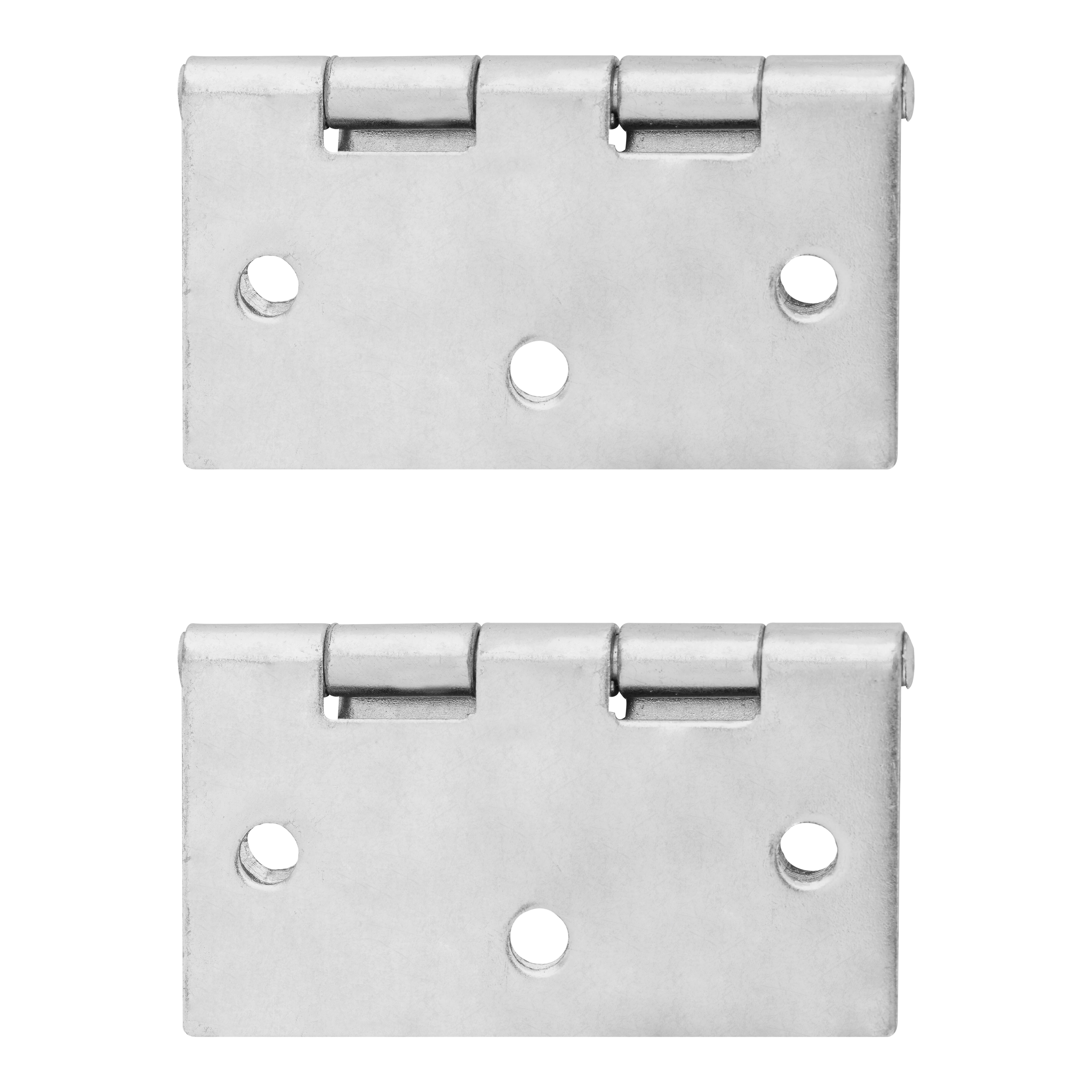 BISAGRA CUADRADA 60 X 60  MM. ZINCADA. 2 UDS - 3