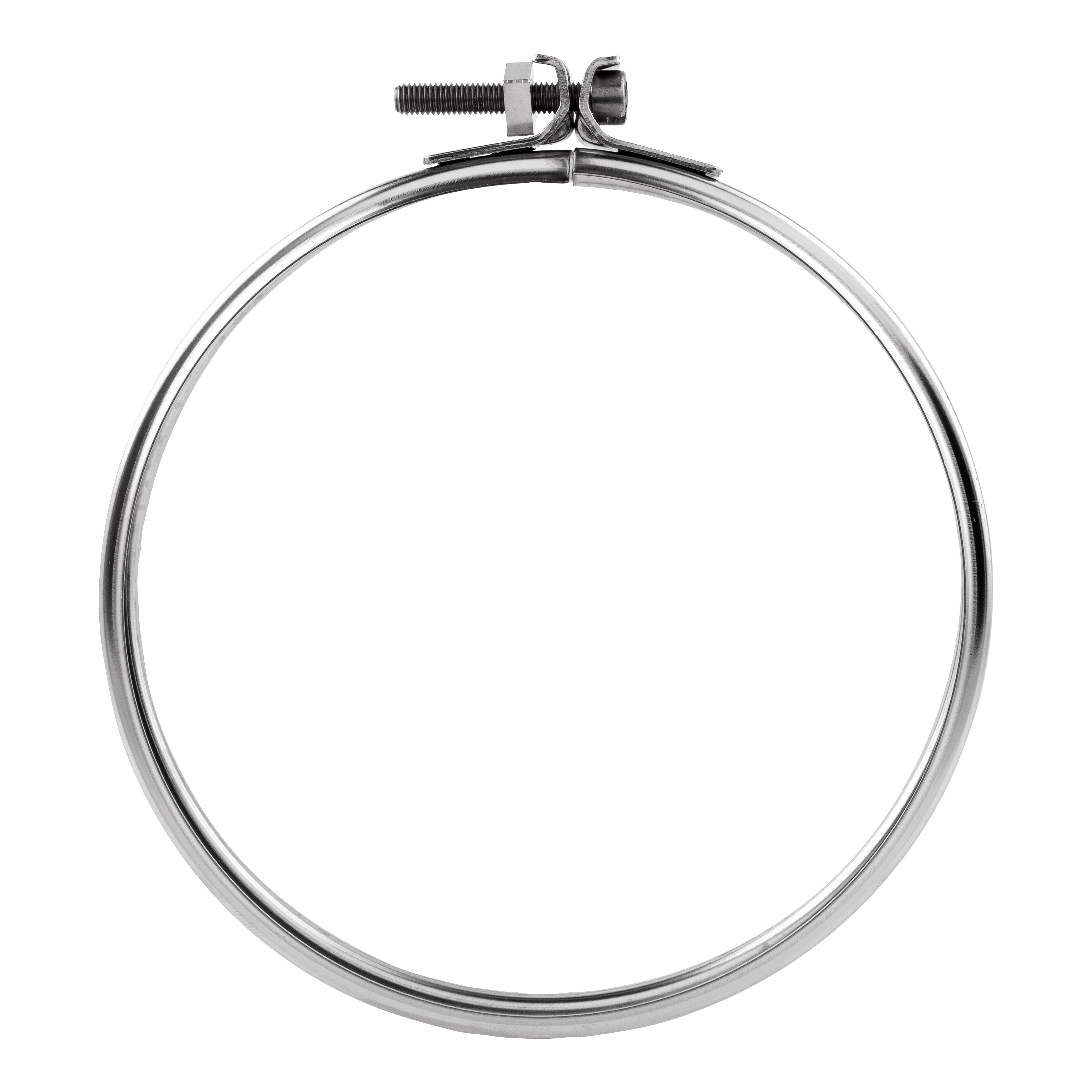 ABRAZADERA TUBO INOXIDABLE PARED SIMPLE 125MM - 2