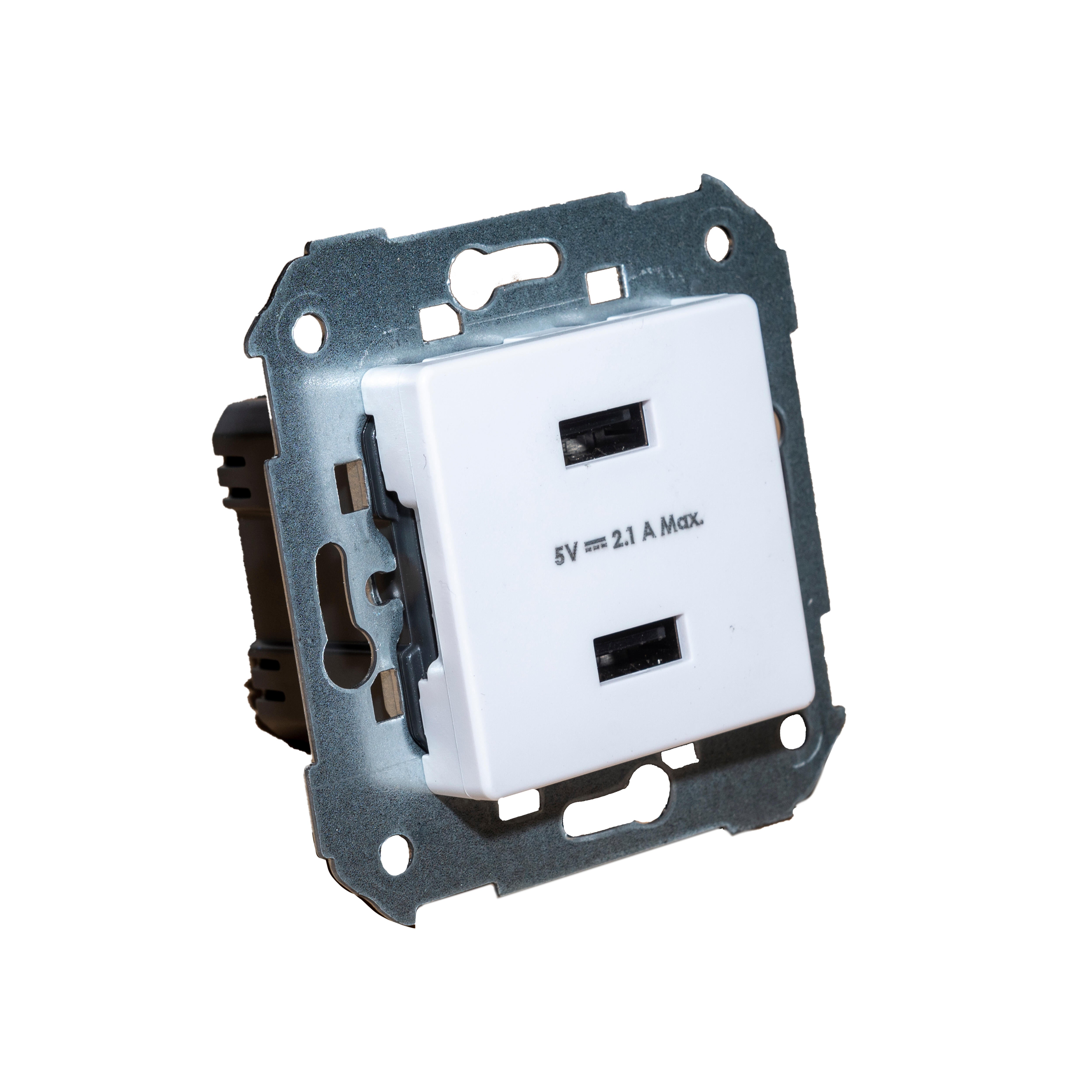 TOMA USB SERIE SIMON 27 BLANCO - 2