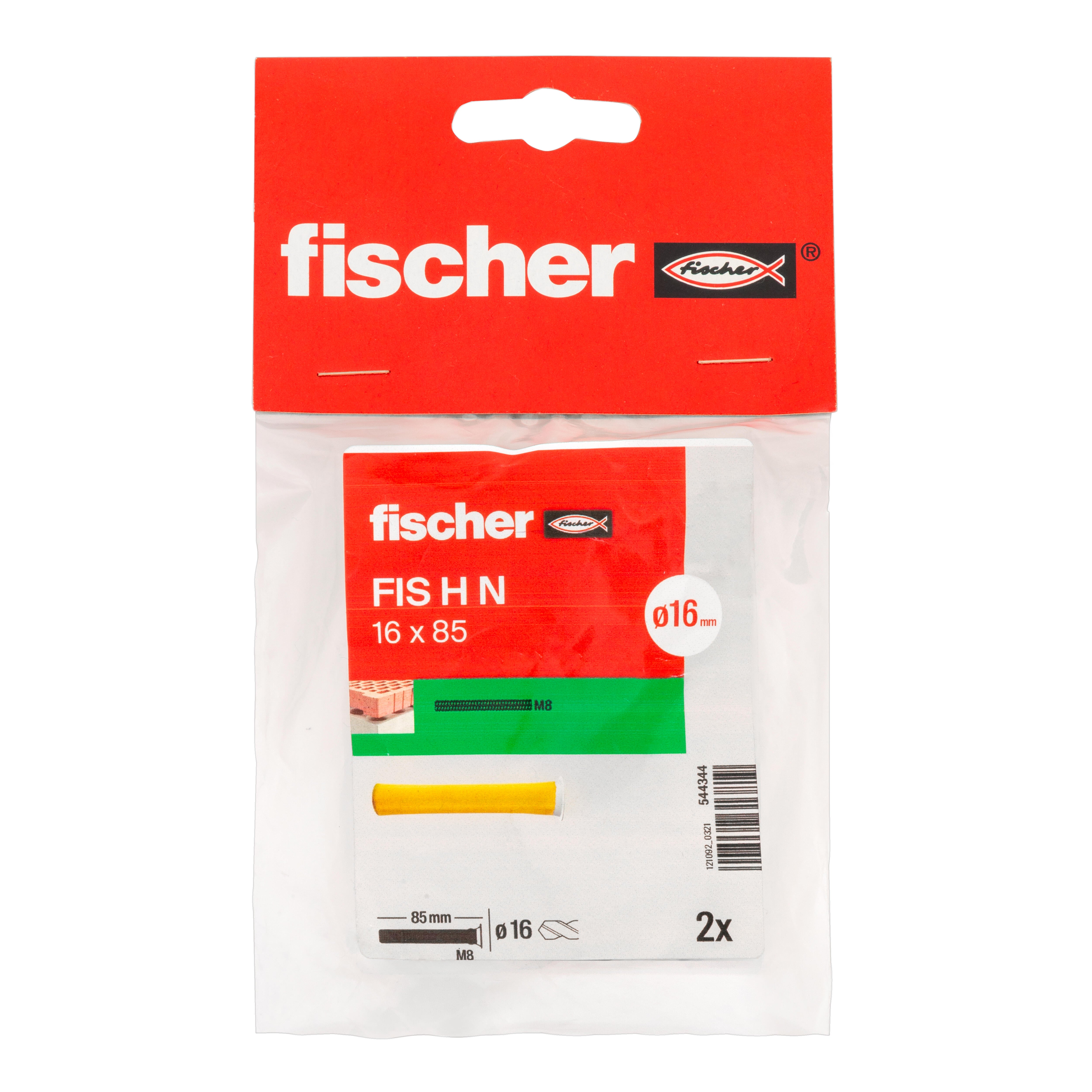 TAMIZ MALLA PARA TACO QUIMICO  16 X 85 MM FISCHER. 2 UDS - 4