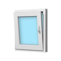 VENTANA PVC OSCILOBATIENTE BLANCA 60X70CM IZQUIERDA - 3