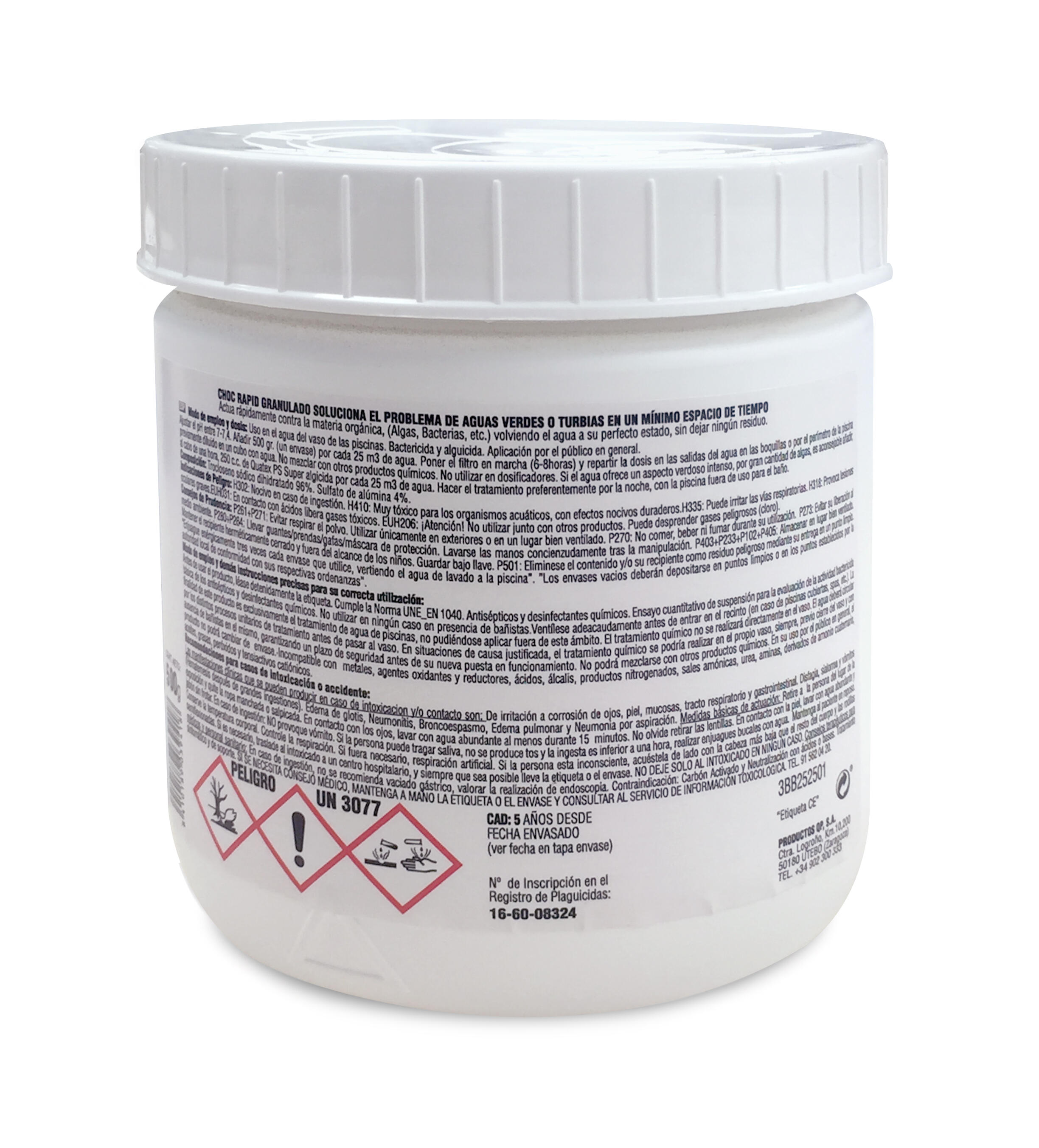 CLORO RAPIDO GRANULADO 0.5 KG - 3