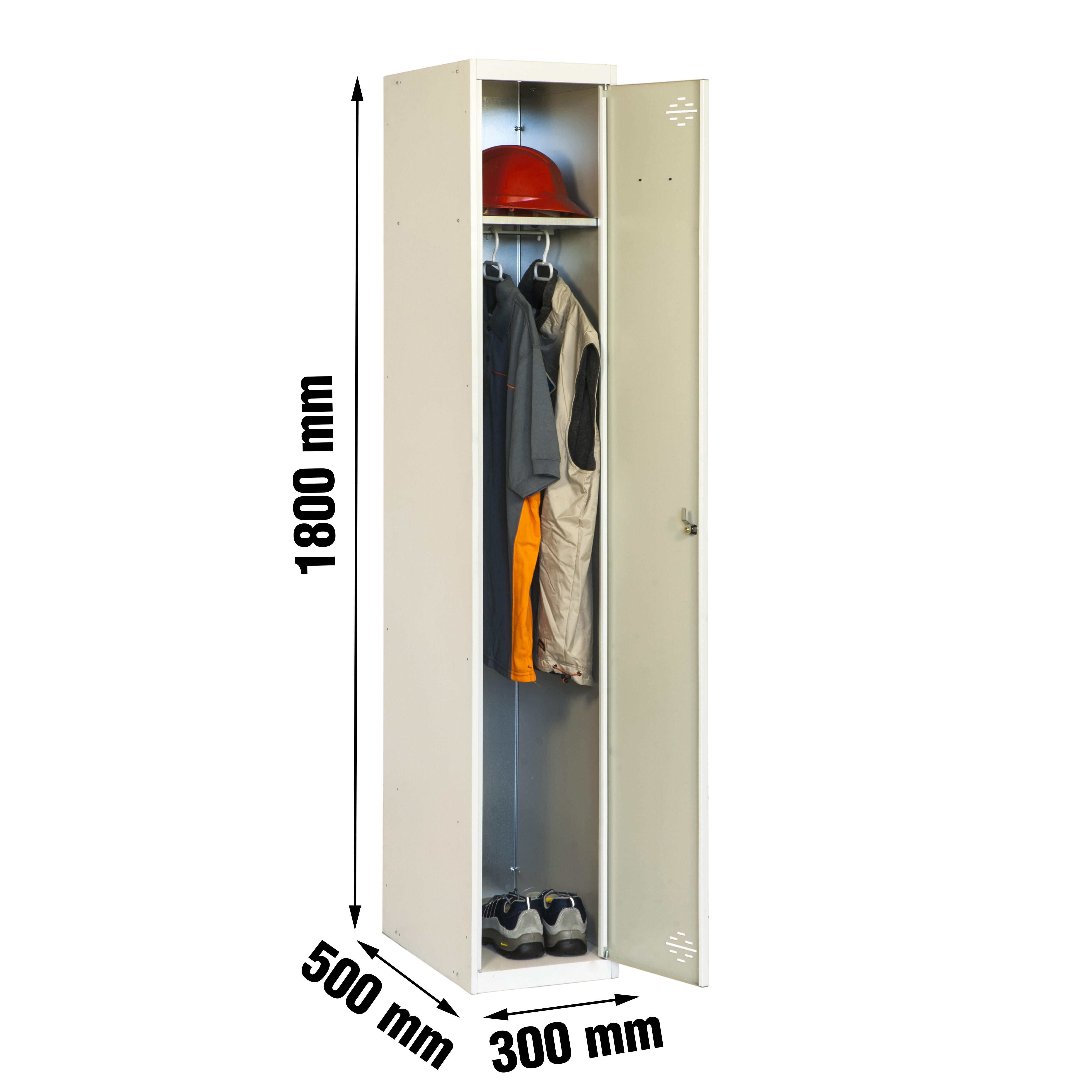 TAQUILLA METÁLICA 1 PUERTA 180 X 30 X 50 CM - 5