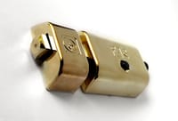 CERROJO PUERTA DE SEGURIDAD ANTIBUMPING EXTERIOR DORADO 5 LLAVES FAC - 2