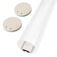 PERFIL TIRA LED DE SUSPENDER ALUMINIO  Ø60MM 2M - 2