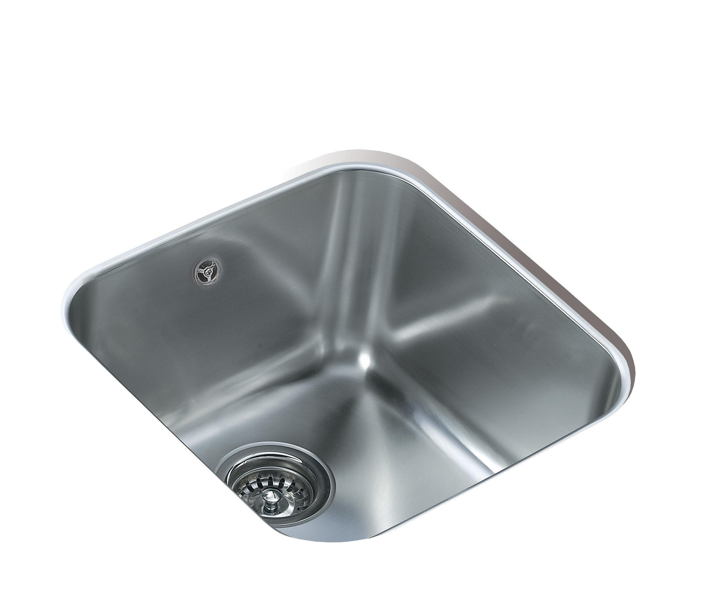 FREGADERO DE COCINA 1 SENO TEKA CUADRADO 43,5 X 43,5 X 18 CM - 2