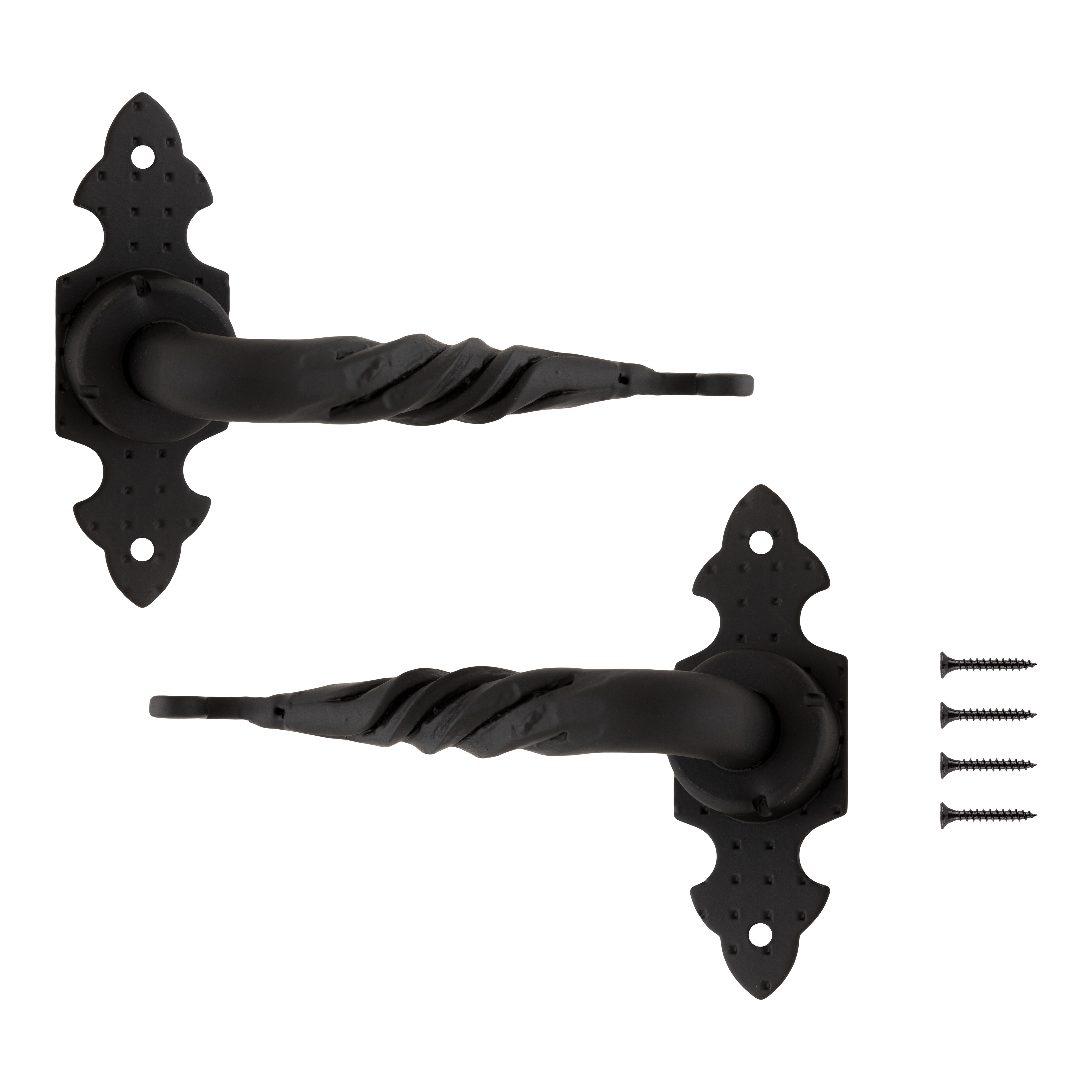 JUEGO DE MANILLA ROSETAS FORJA NEGRA 73161 - 3