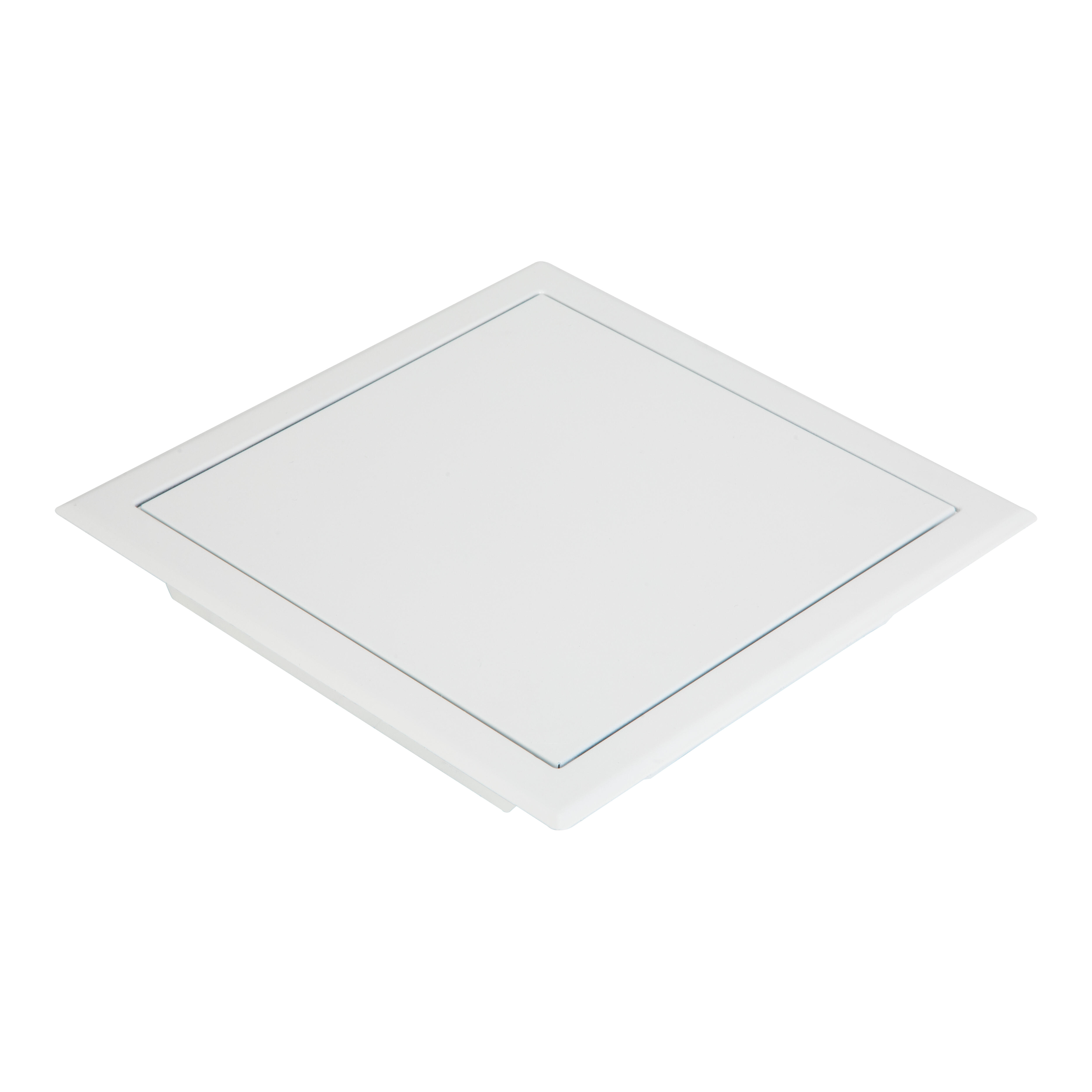 TRAMPILLA METÁLICA BLANCA CLIC 40X40 CM - 3