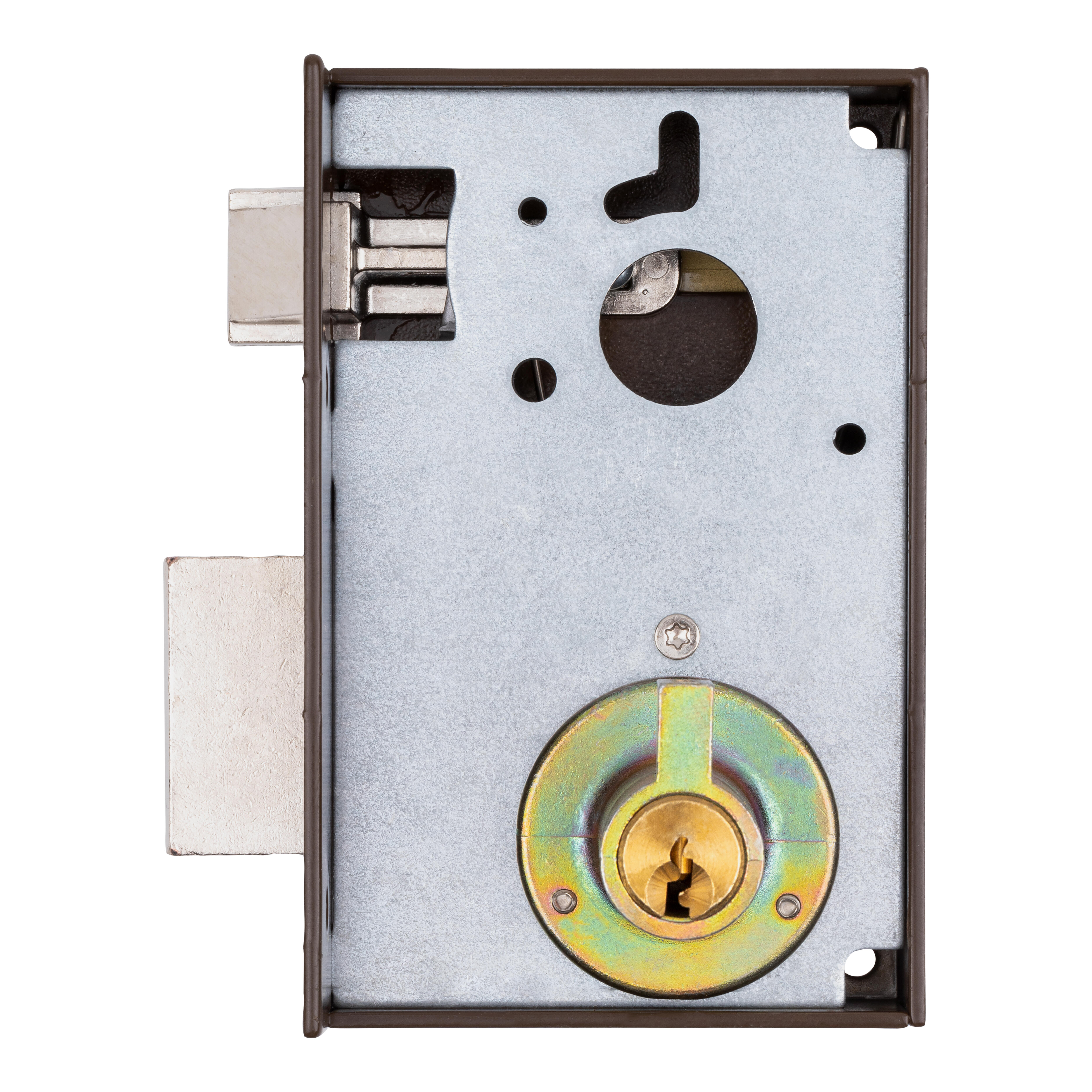 CERRADURA SOBREPONER 70  MM. PINTADA 56 A DERECHA YALE - 5