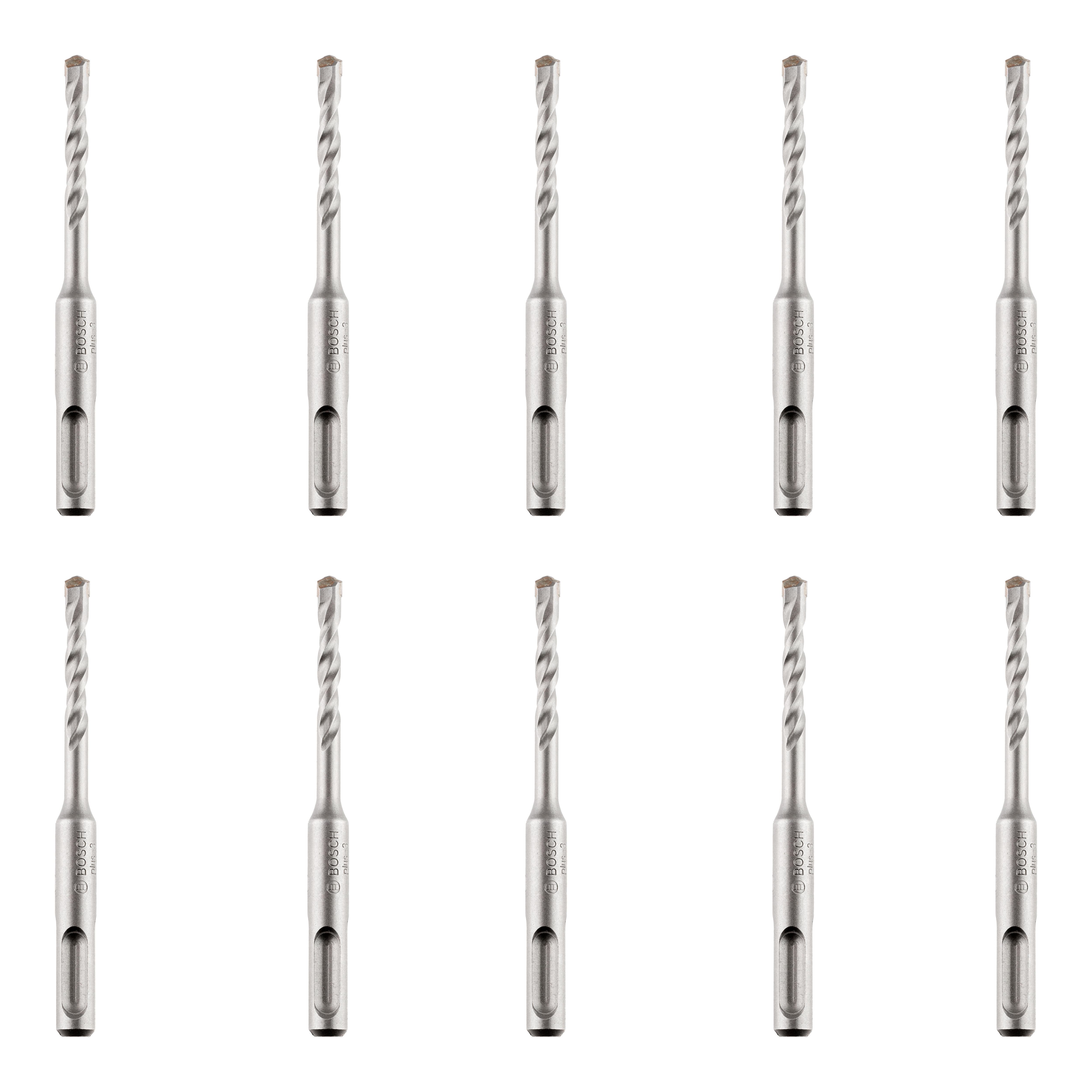 JUEGO 10 BROCAS SDS 6 X 110 PLUS-3 BOSCH - 2