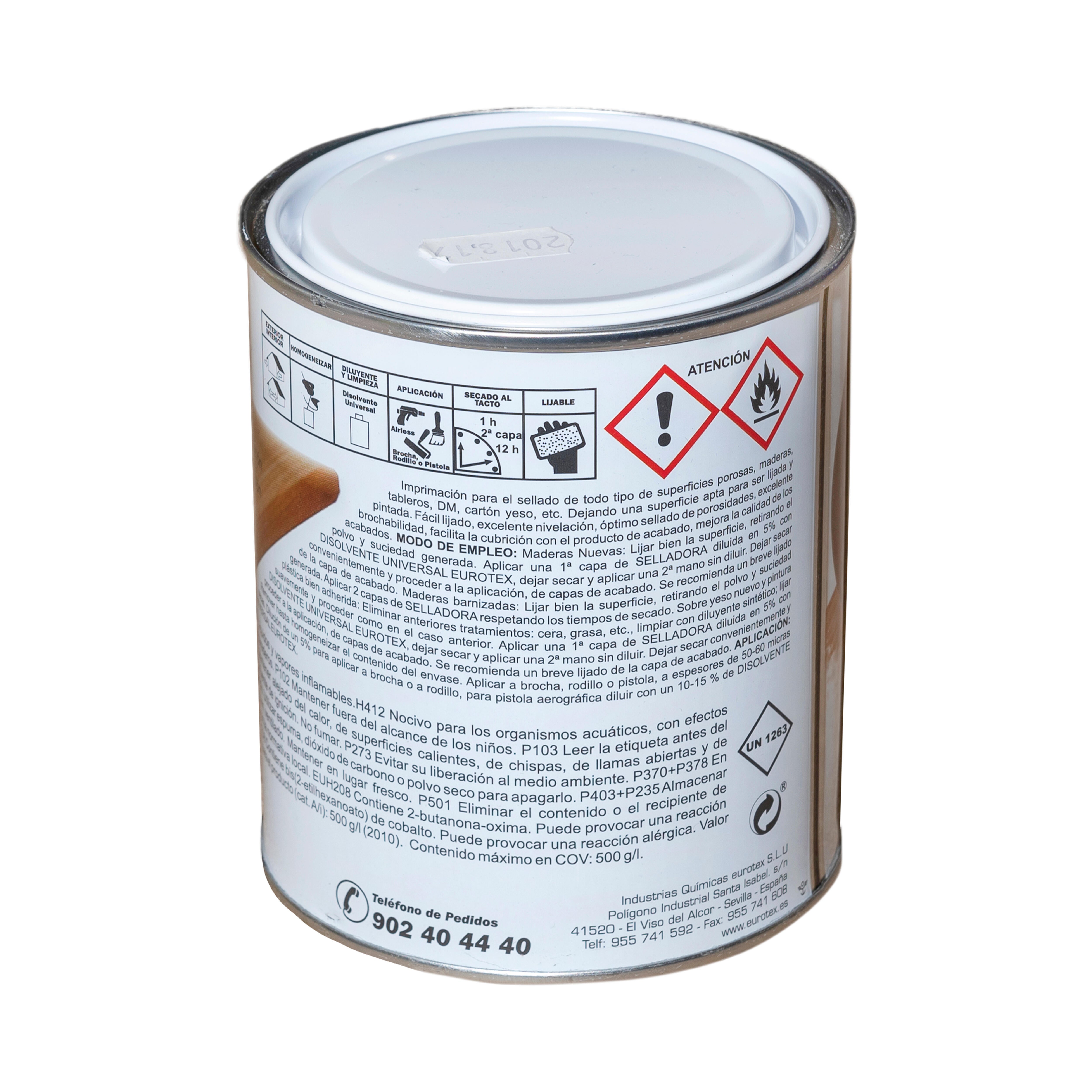 IMPRIMACIÓN SELLADORA SINTÉTICA NOVOLACK 750ML - 3