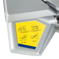 INGLETADORA DOBLE CORTE 1500W VIRUTEX TM33W Ø DISCO 300MM - 7