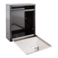 BUZON COMUNIDAD VERTICAL MIRA NEGRO   INOX ARREGUI - 3
