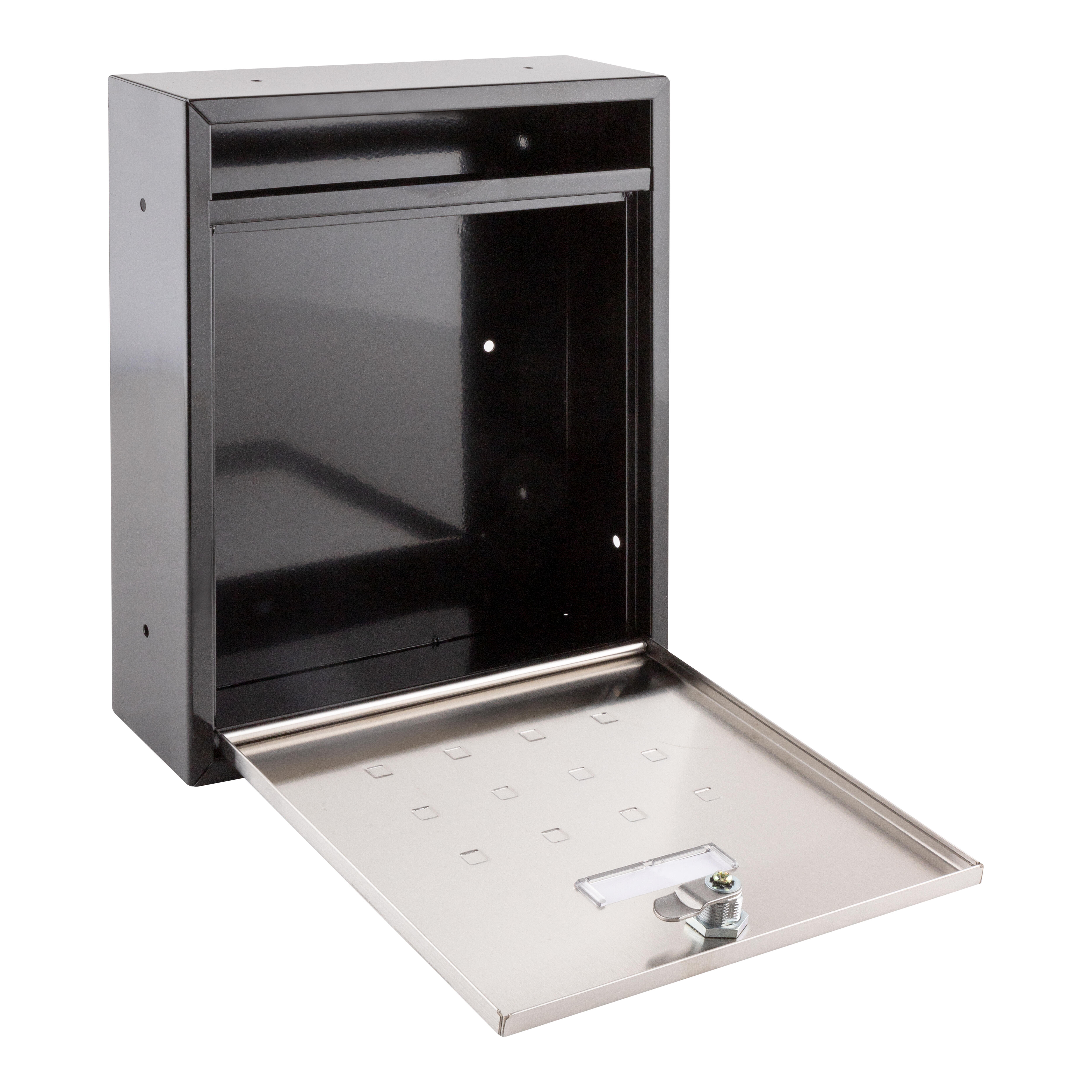 BUZON COMUNIDAD VERTICAL MIRA NEGRO   INOX ARREGUI - 3