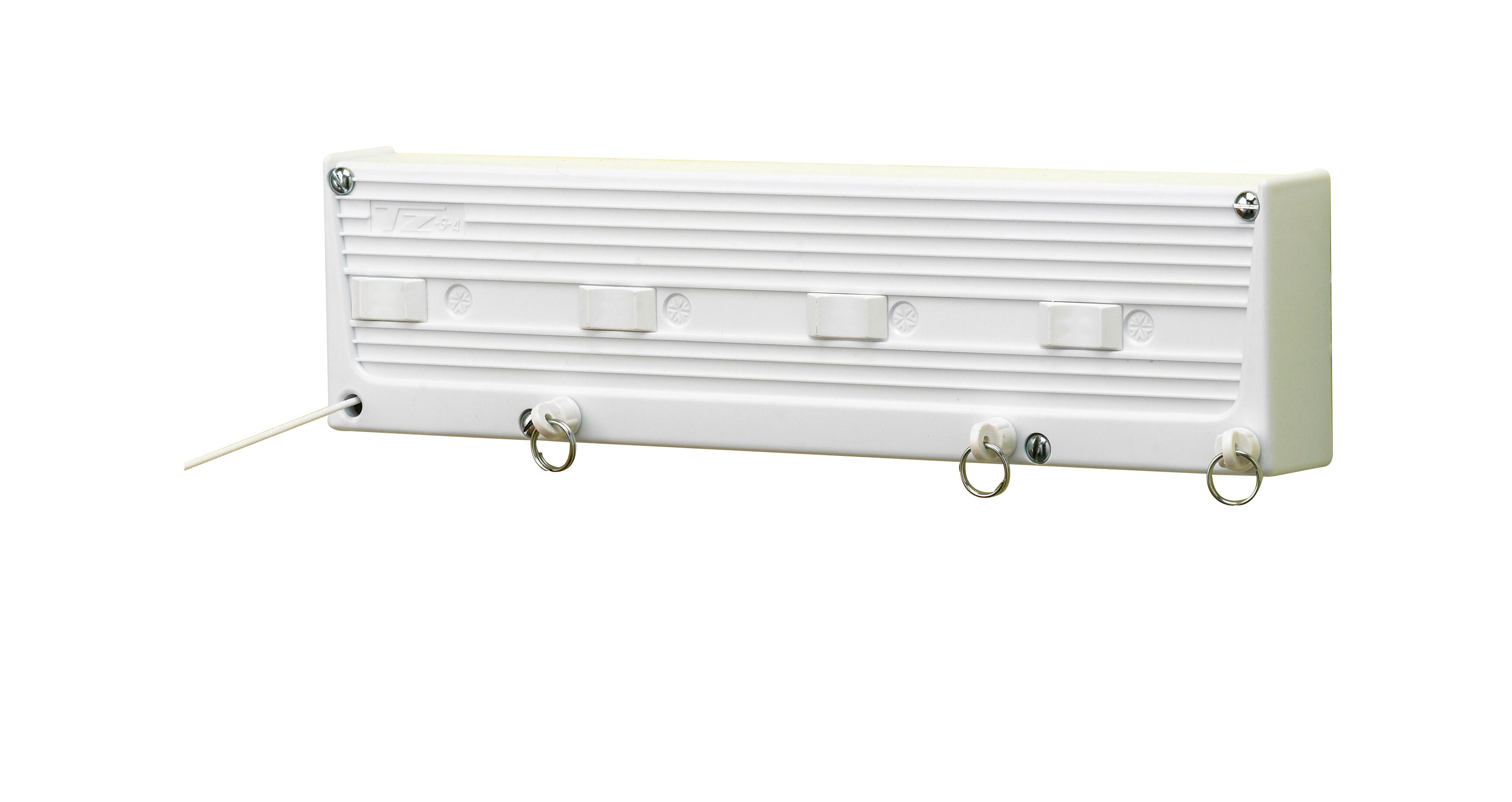 TENDEDERO DE ROPA 4 CUERDAS EXTENSIBLE DE PARED EXTERIOR E INTERIOR 38CM - 4