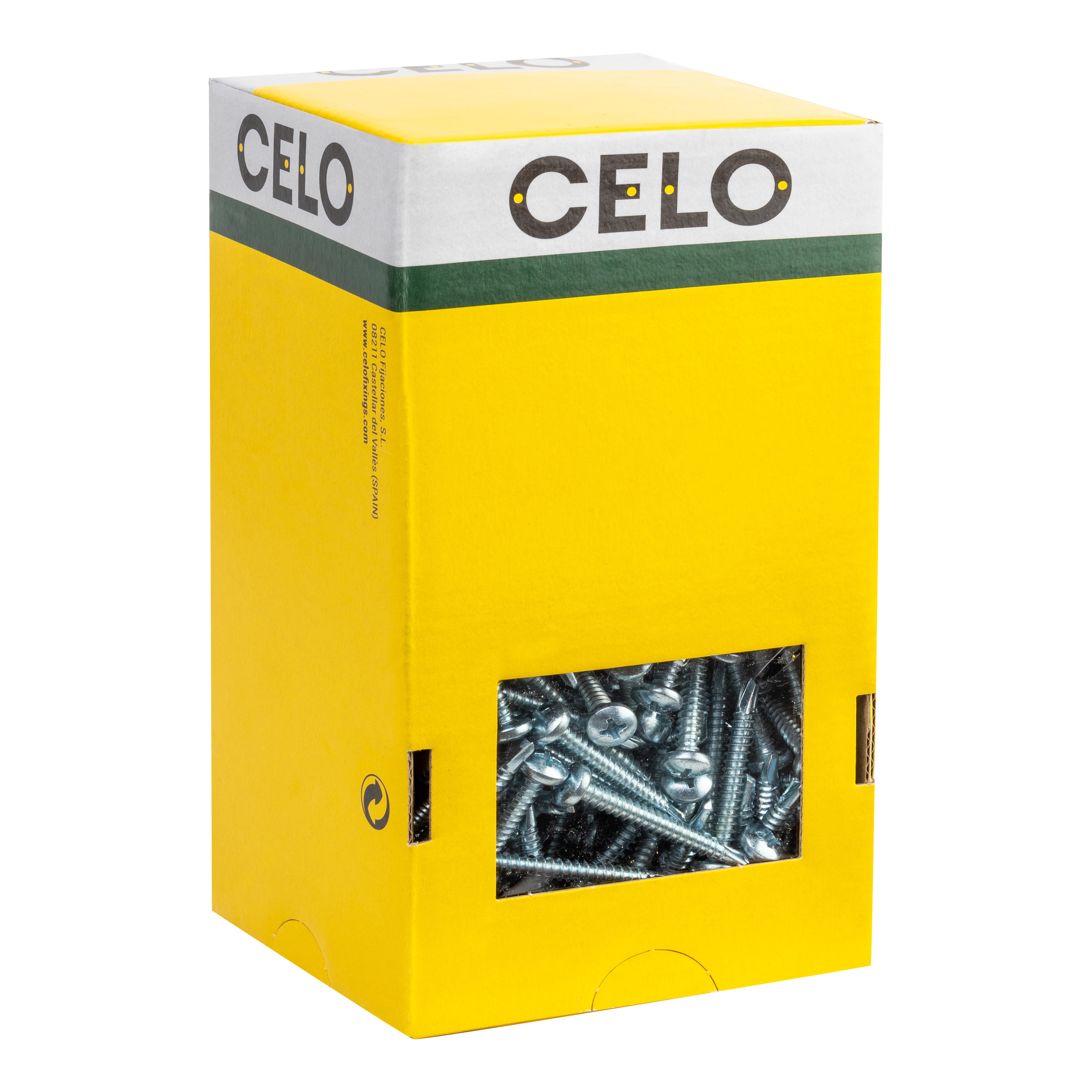 TORNILLOS ROSCA CHAPA PARA METAL CINCADOS 4,8X63MM. 200UDS - 2