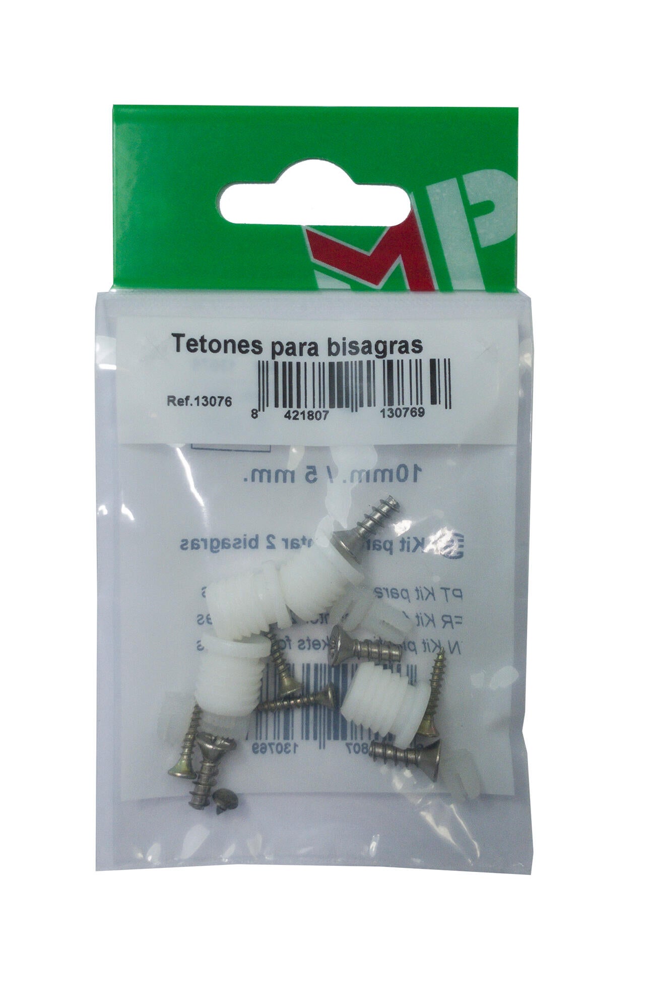 CONJUNTO TORNILLOS Y TACOS PARA LA FIJACION DE BISAGRAS DE CAZOLETA - 2