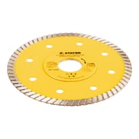 DISCO DE DIAMANTE AMOLADORA CORTE CERÁMICO BANDA CONTÍNUA TURBO EXTRAFINO 115MM STAYER - 4