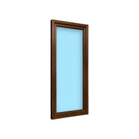 BALCONERA PVC ABATIBLE NOGAL 90X200CM - 2