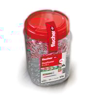 TACO NYLON DUOPOWER UNIVERSAL CON TORNILLO 6 X 30 MM FISCHER.375 UDS - 4