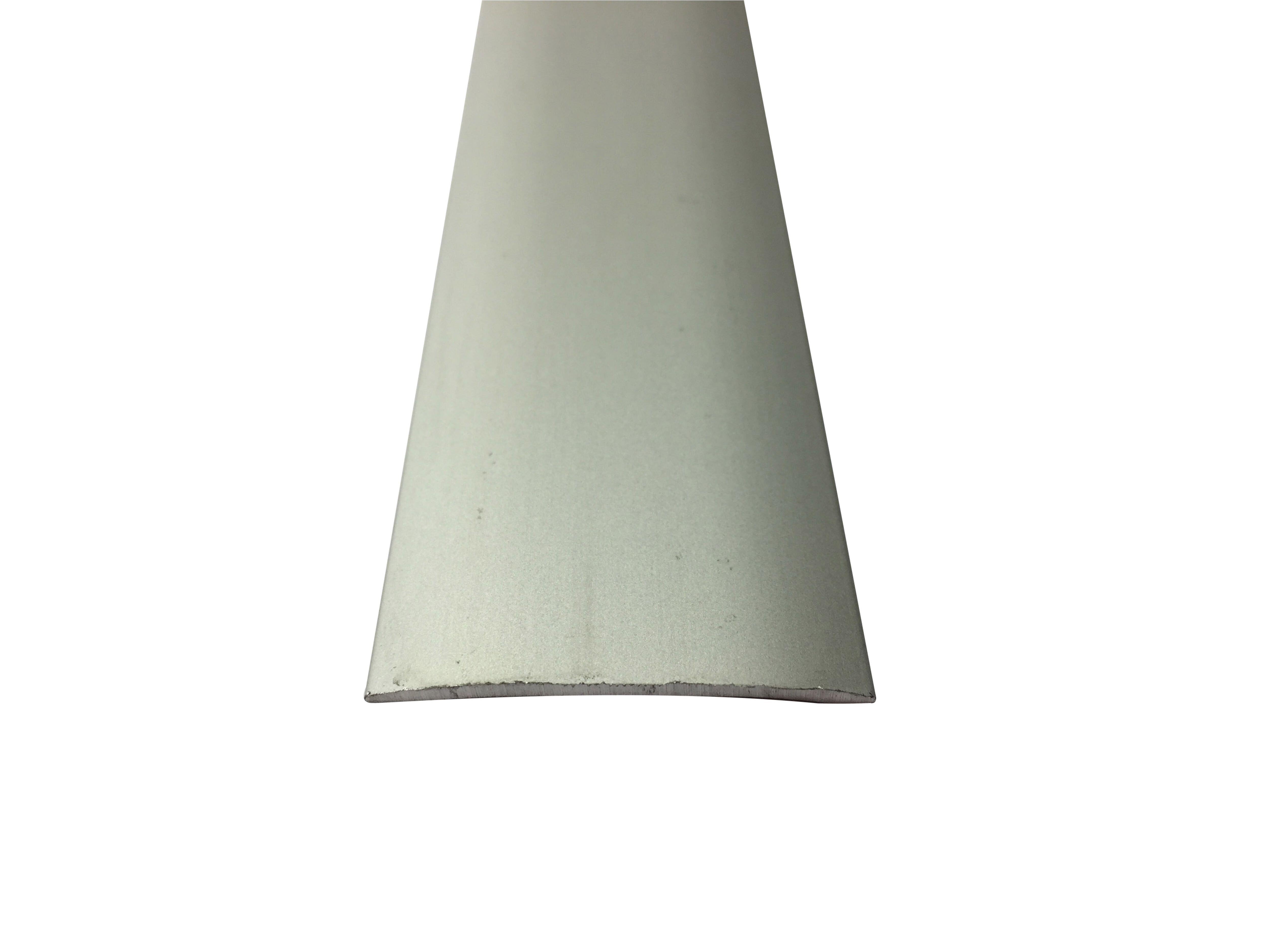 PERFIL DE TRANSICION ADHESIVO ALUMINIO PLATA 90CM - 2