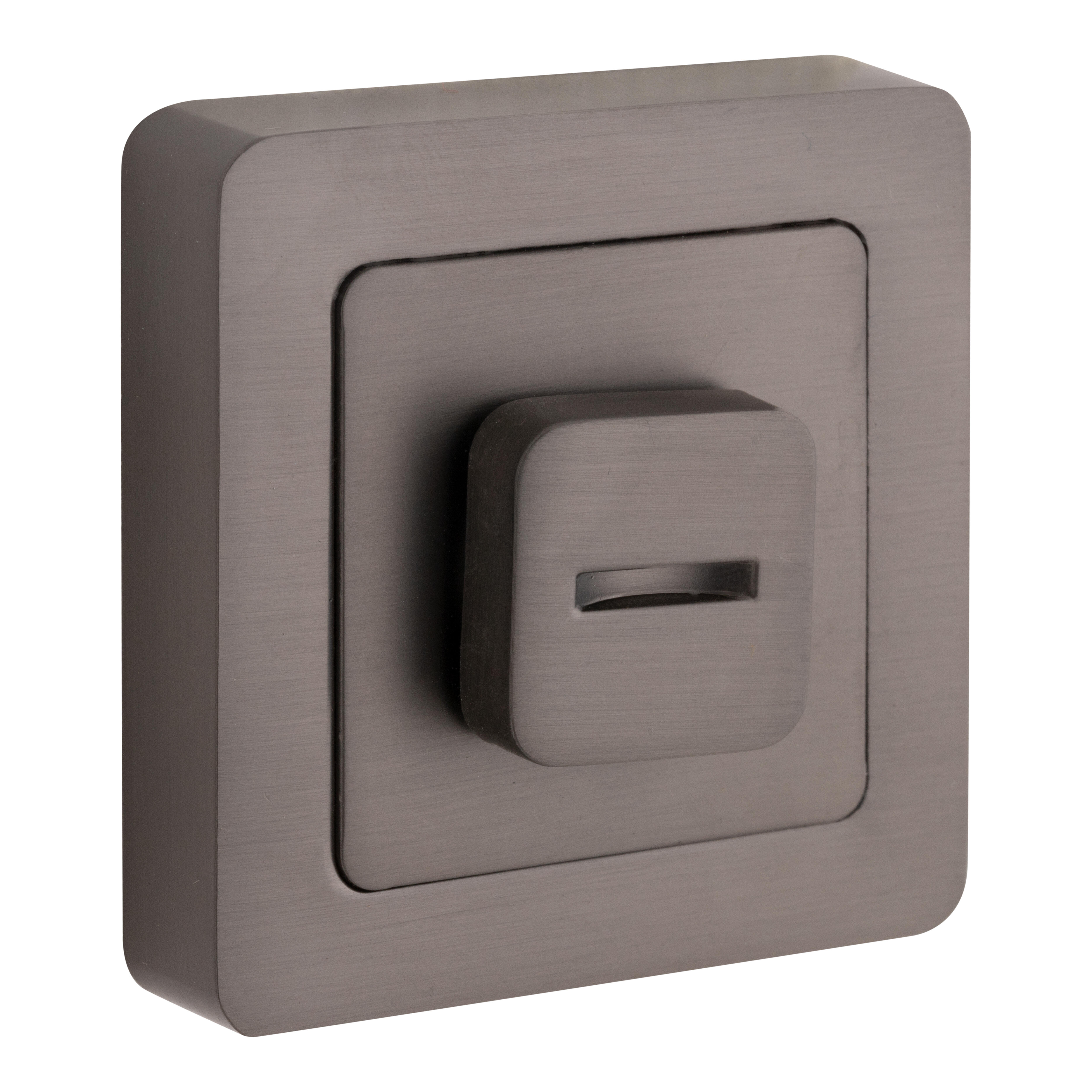 CONDENA/DESCONDENA CUADRADA ZAMAK GRAFITO MATE - 2