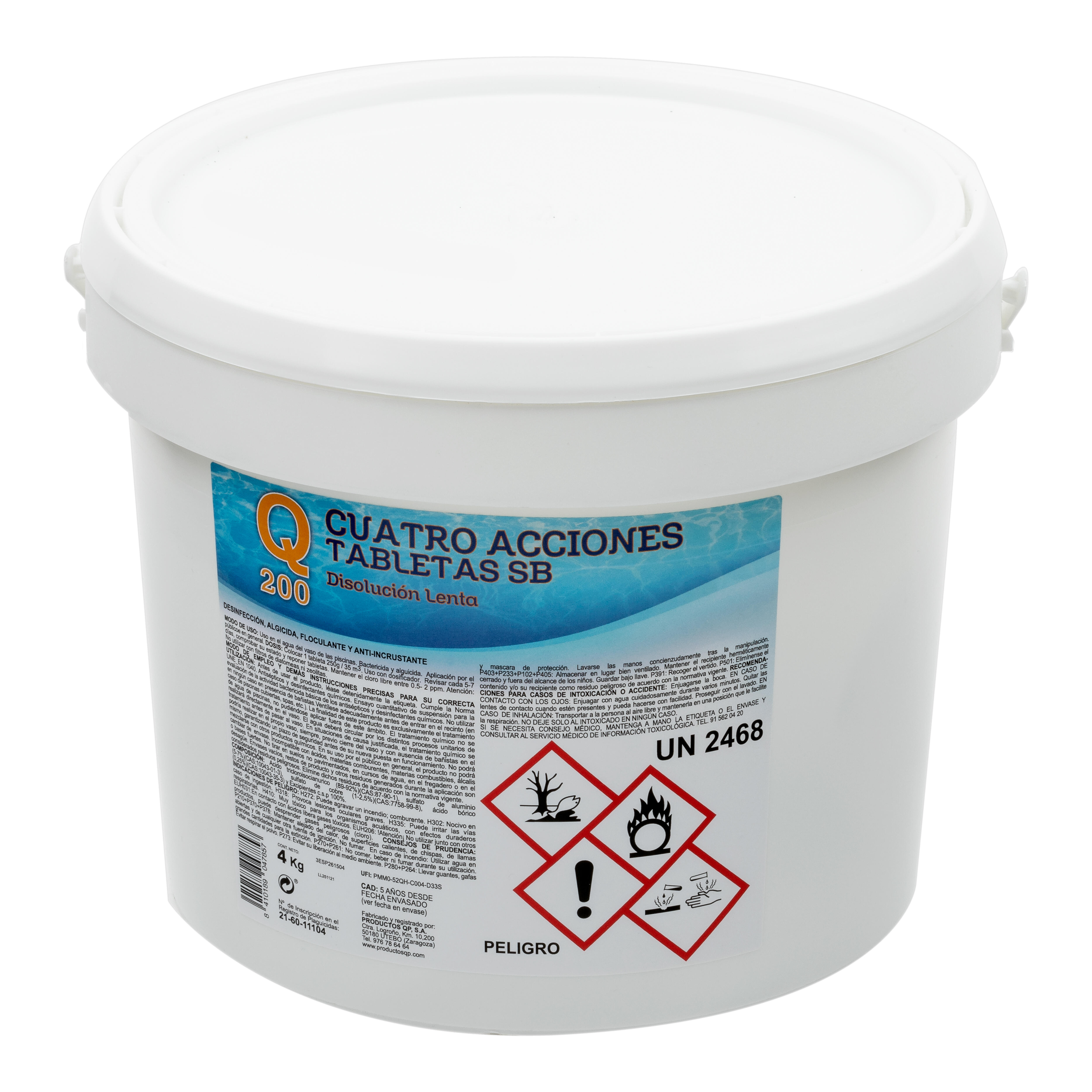 CLORO PASTILLAS 4 ACCIONES 4 KG - 2