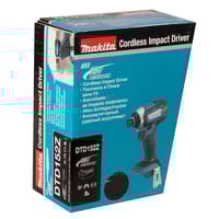 ATORNILLADOR DE IMPACTO A BATERÍA 165NM 18V MAKITA DTD152Z - 6