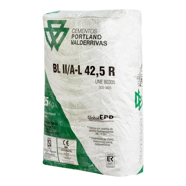 CEMENTO BLANCO VALDERRIVAS 42,5N 25 KG
