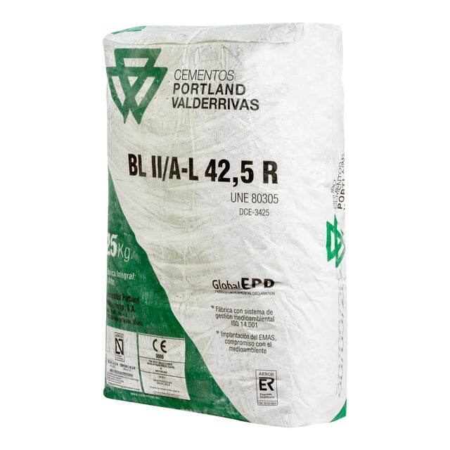 CEMENTO BLANCO VALDERRIVAS 42,5R 25 KG