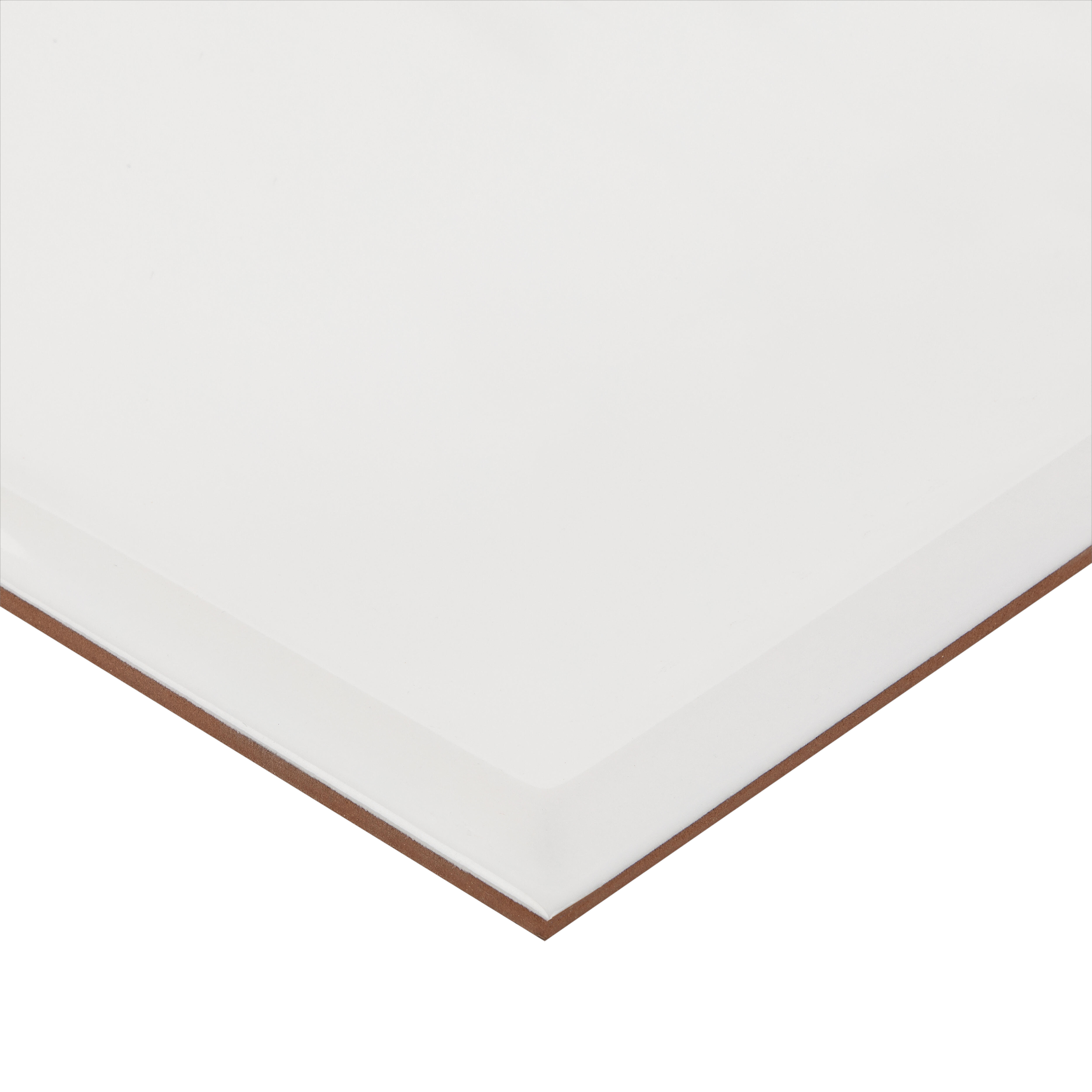 AZULEJO PASTA ROJA 10X20CM METROTILE BLANCO - 3