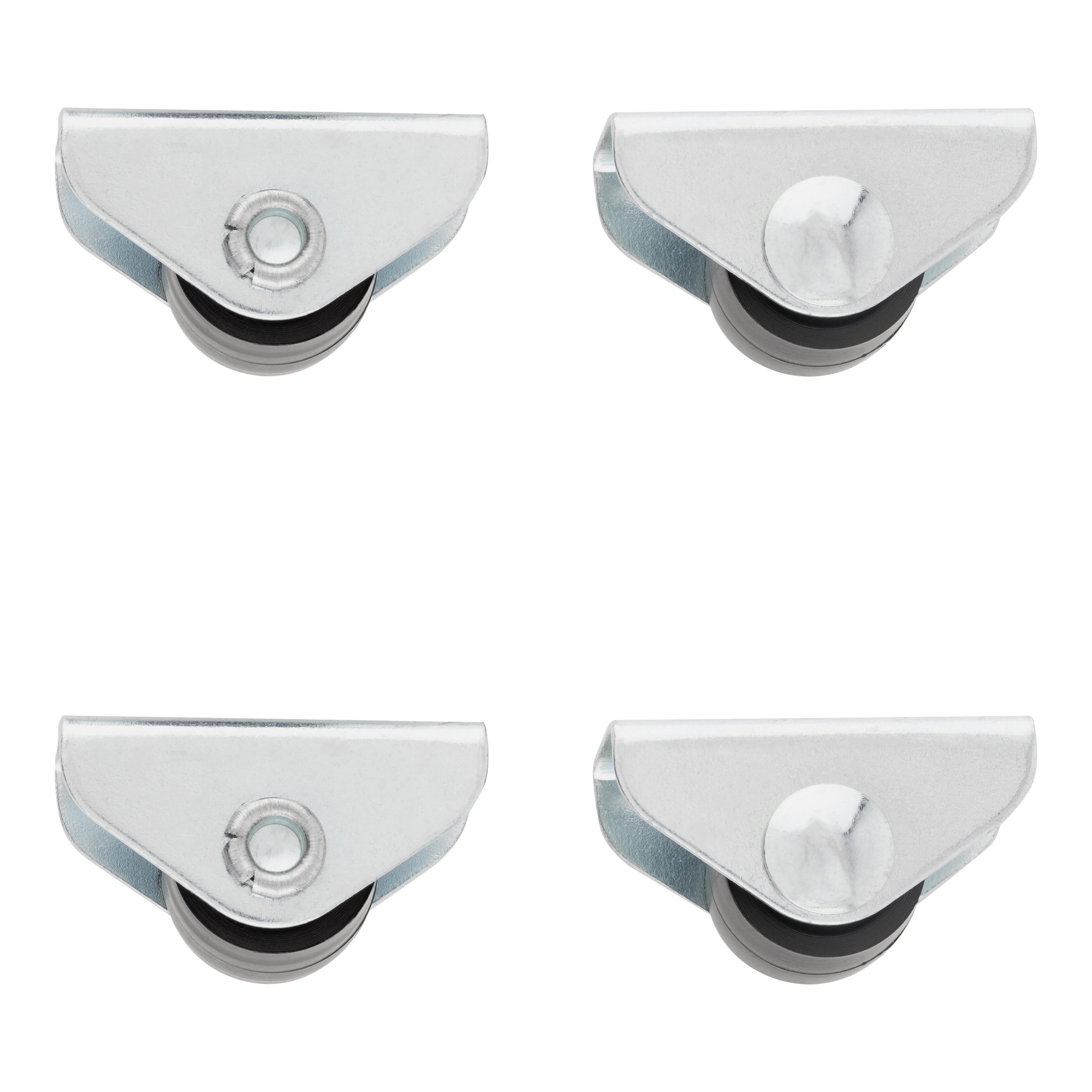 RUEDA FIJA 13MM POLIPROPILENO. HASTA 15KG. LLANTA PLÁSTICO. 4 UDS. - 3