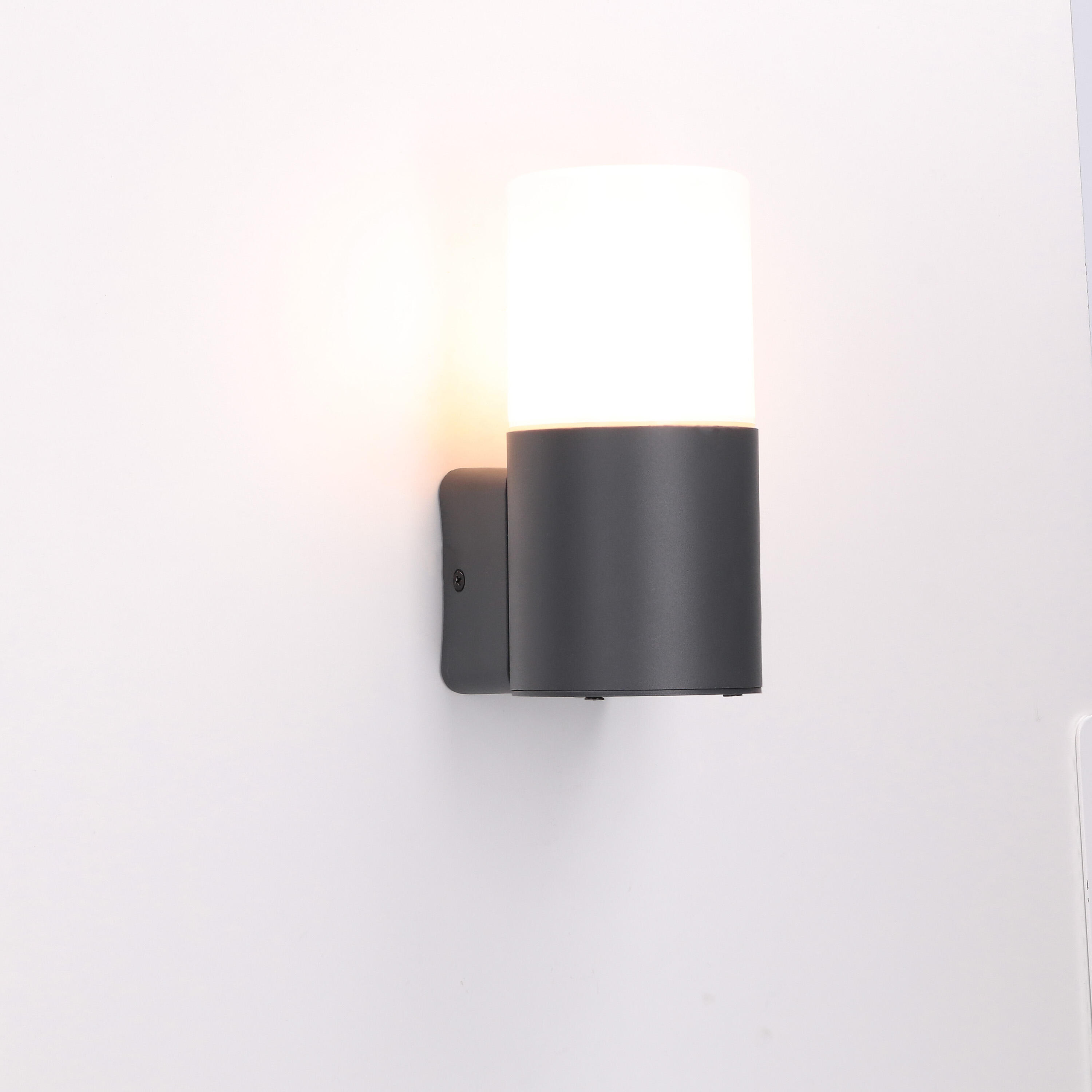 APLIQUE DE PARED EXTERIOR NEGRO 28W VESPERA - 2