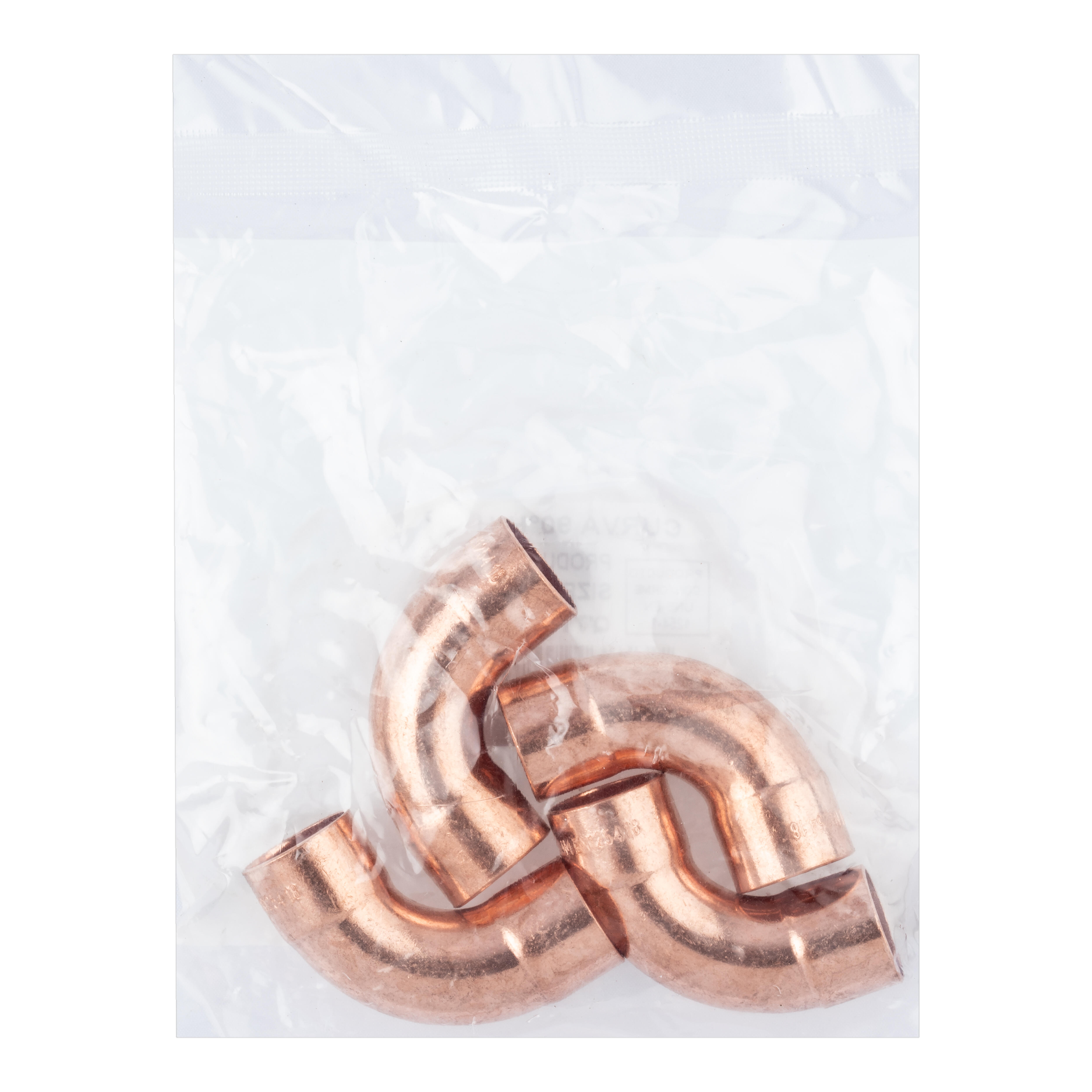 CURVA 90º Ø18MM COBRE HEMBRA 4 UNIDADES - 3