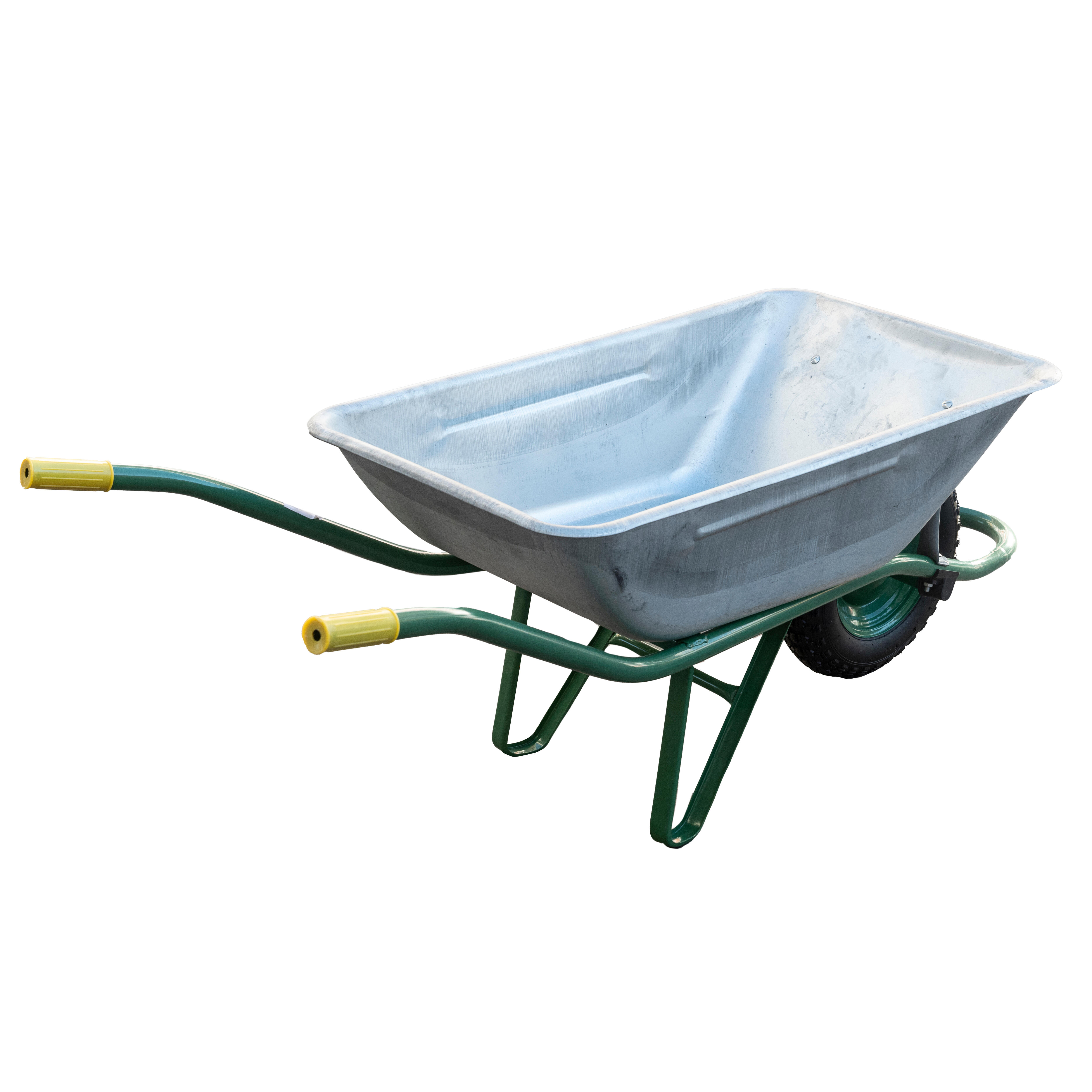 CARRETILLA DE OBRA GALVANIZADA 90L - 2