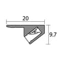 PERFIL LED 35CM ESQUINA BAJO MUEBLE - 3