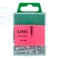 TORNILLOS ROSCA PARA METAL INOXIDABLES A2 3,5X32MM. 40UDS - 3