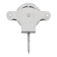 POLEA TENDEDERO ACERO INOXIDABLE CON  TIRAFONDO 22 X 40 MM. 2 UDS. - 3